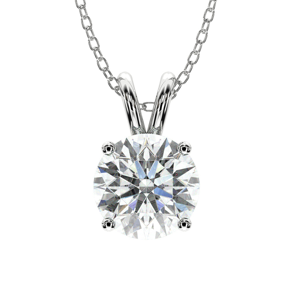 18K White Gold Vermeil / 5.00 CARAT
