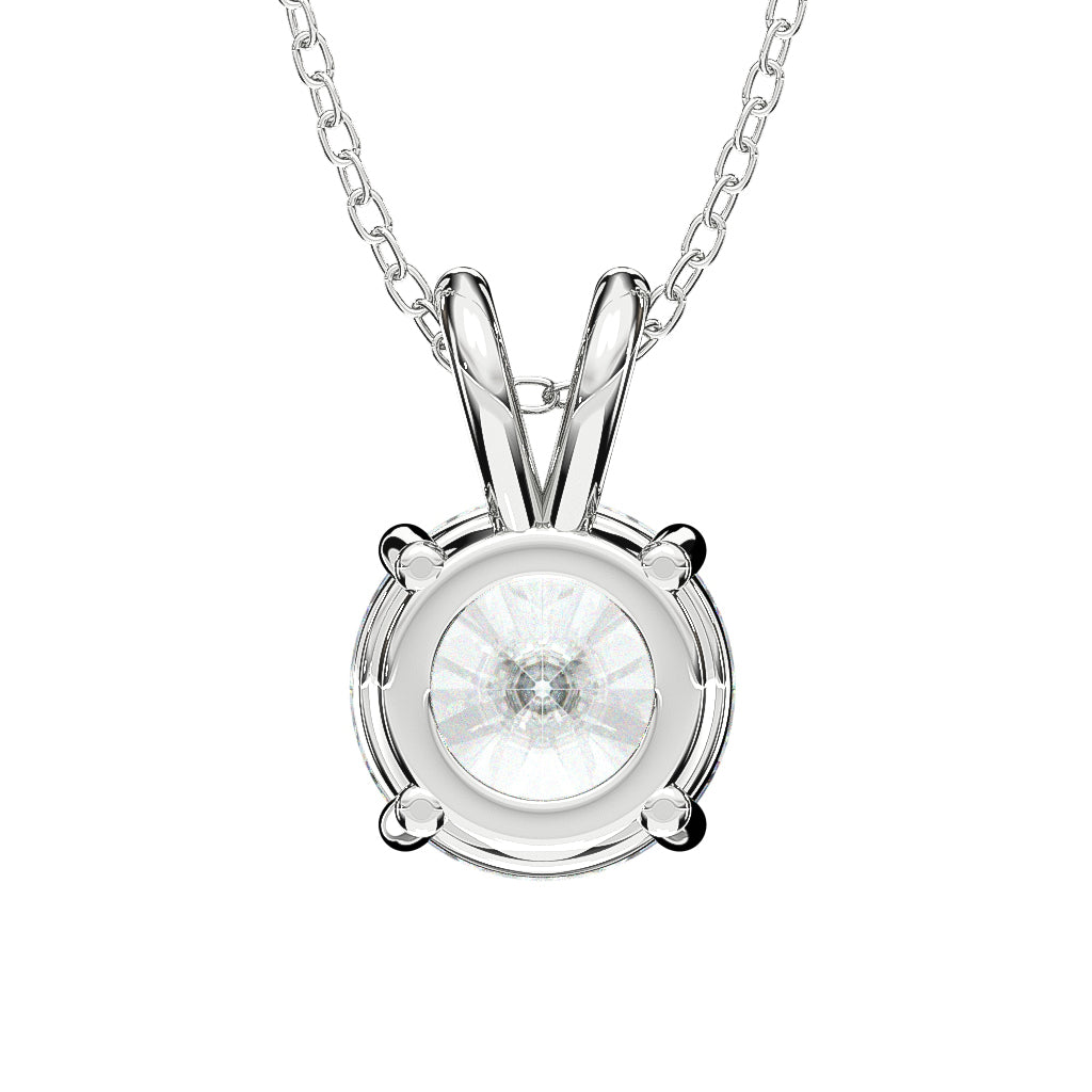 18K White Gold Vermeil / 5.00 CARAT