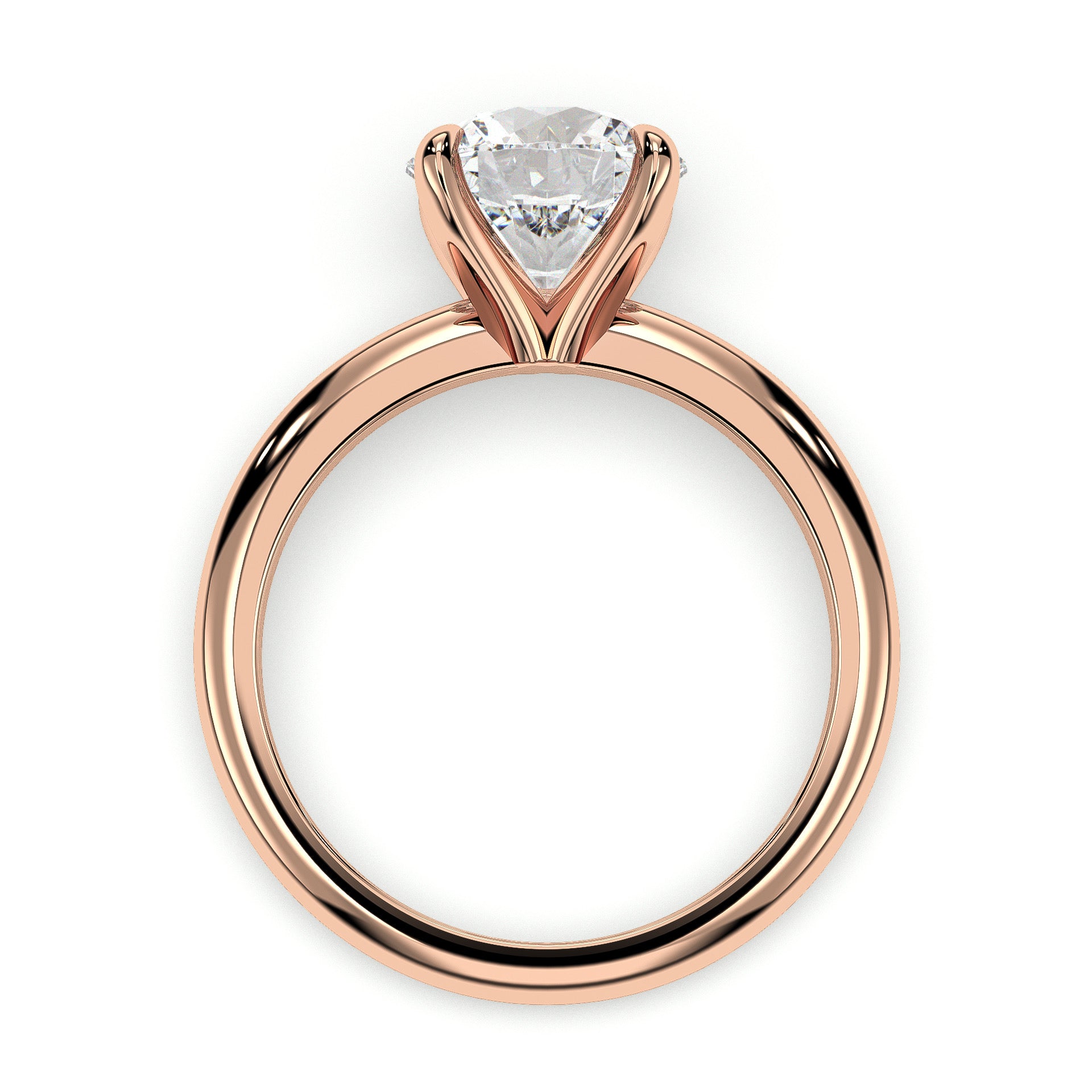 18K Rose Gold Vermeil / 2.00 CARAT