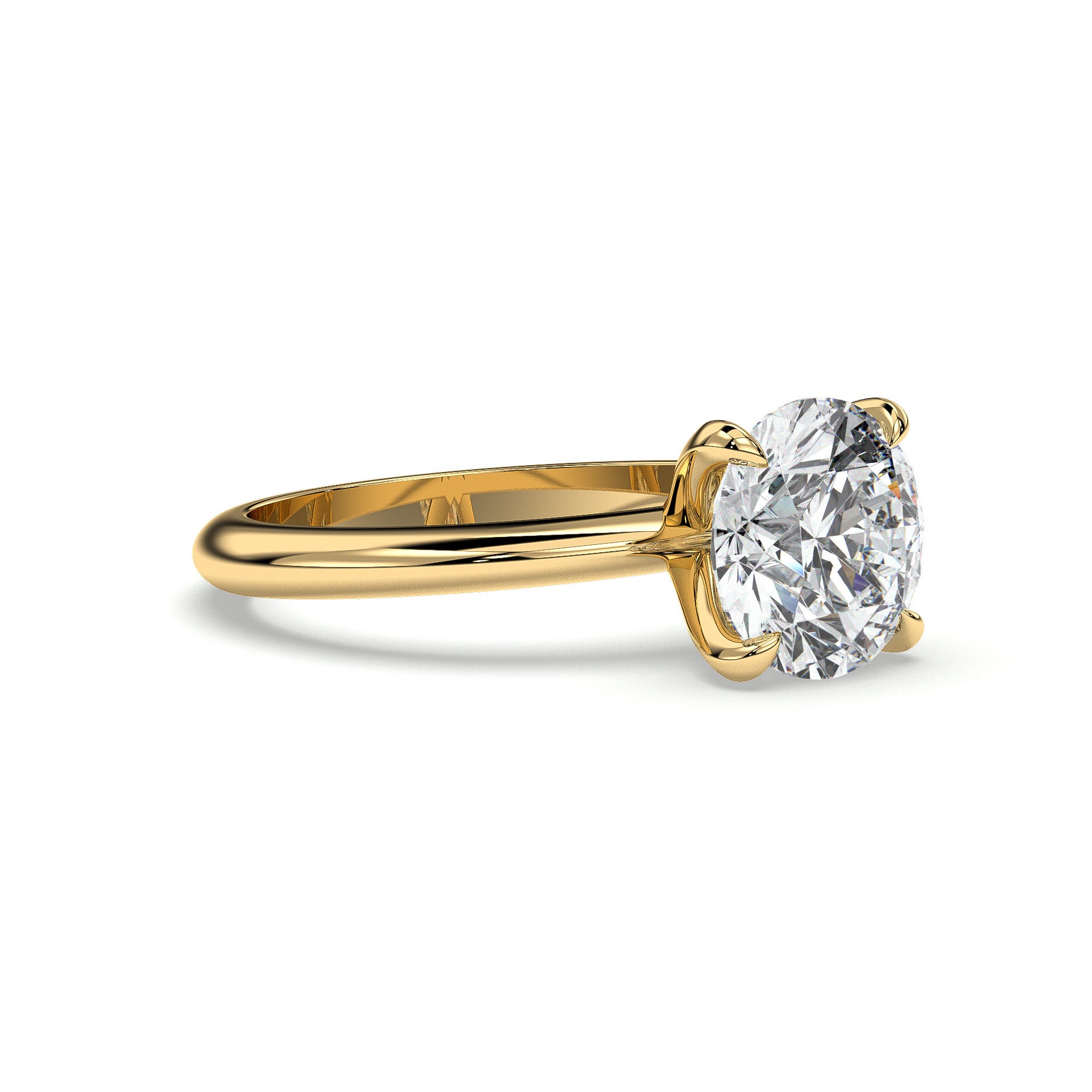 18K Yellow Gold Vermeil / 2.00 CARAT