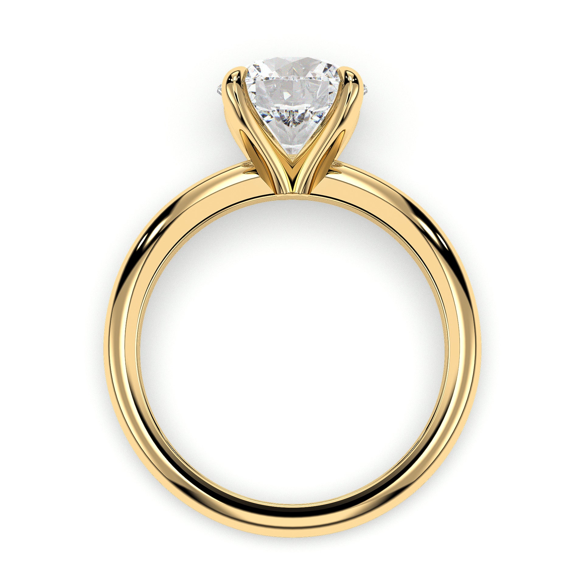 18K Yellow Gold Vermeil / 2.00 CARAT