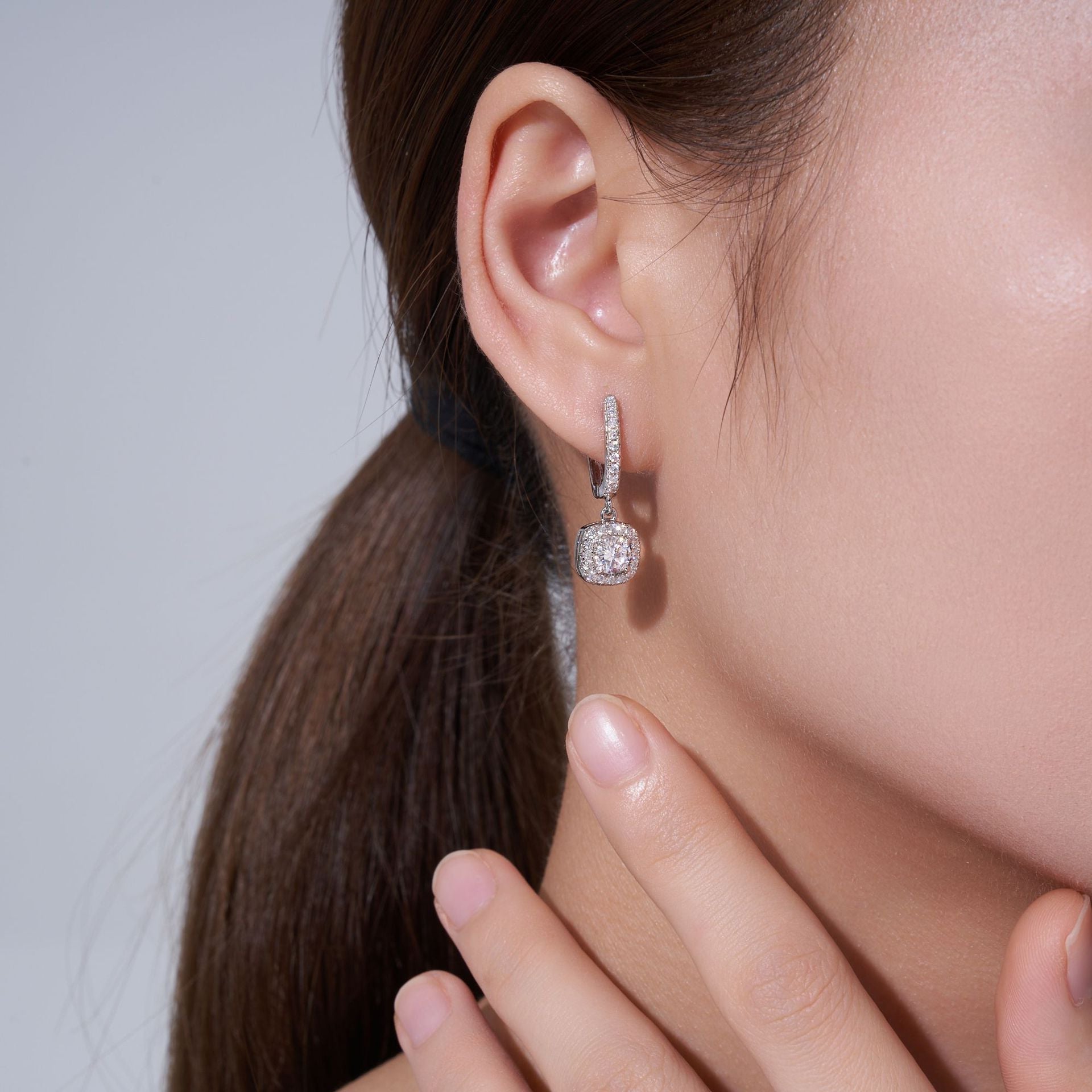 Lumière Halo Drop Earrings