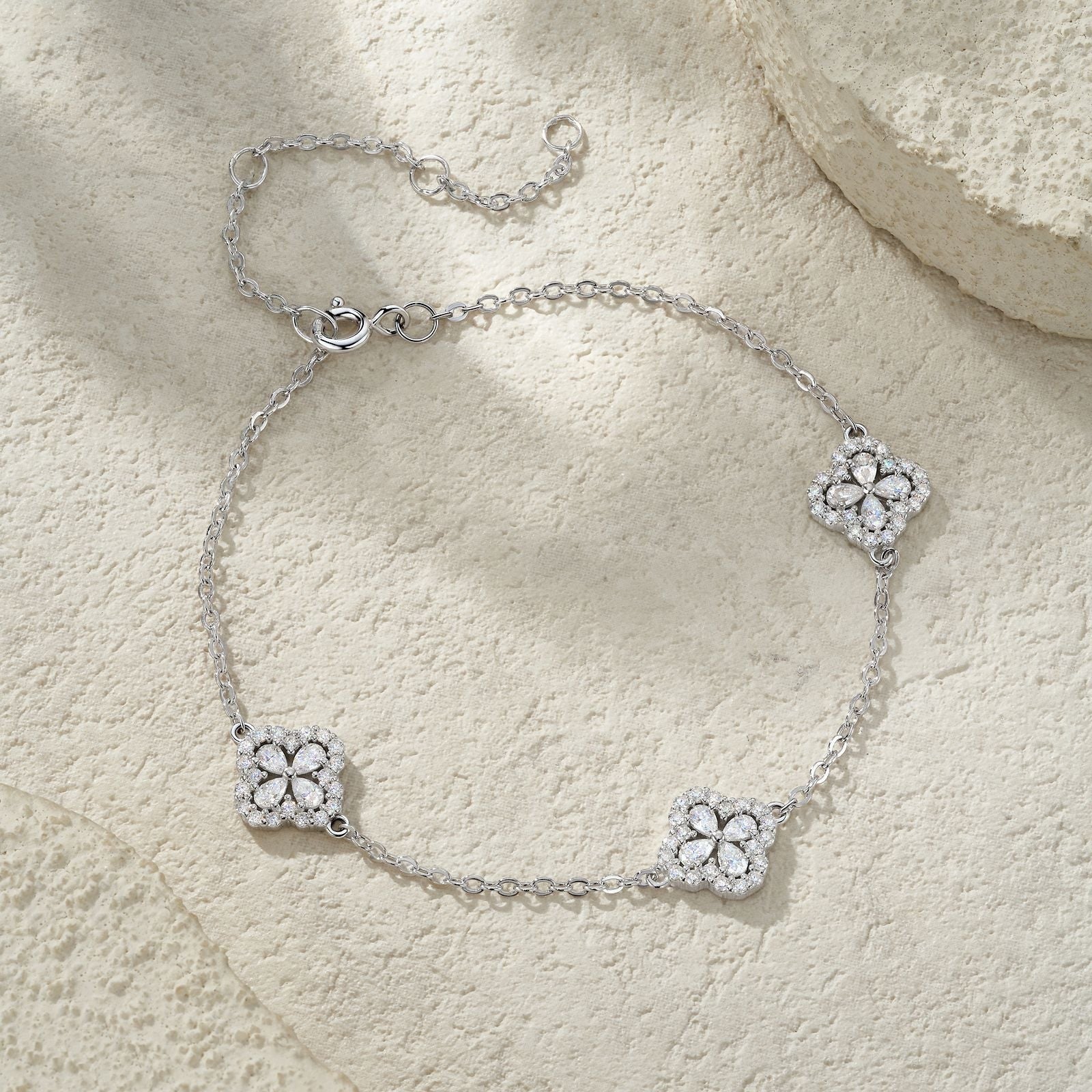 18K White Gold Vermeil