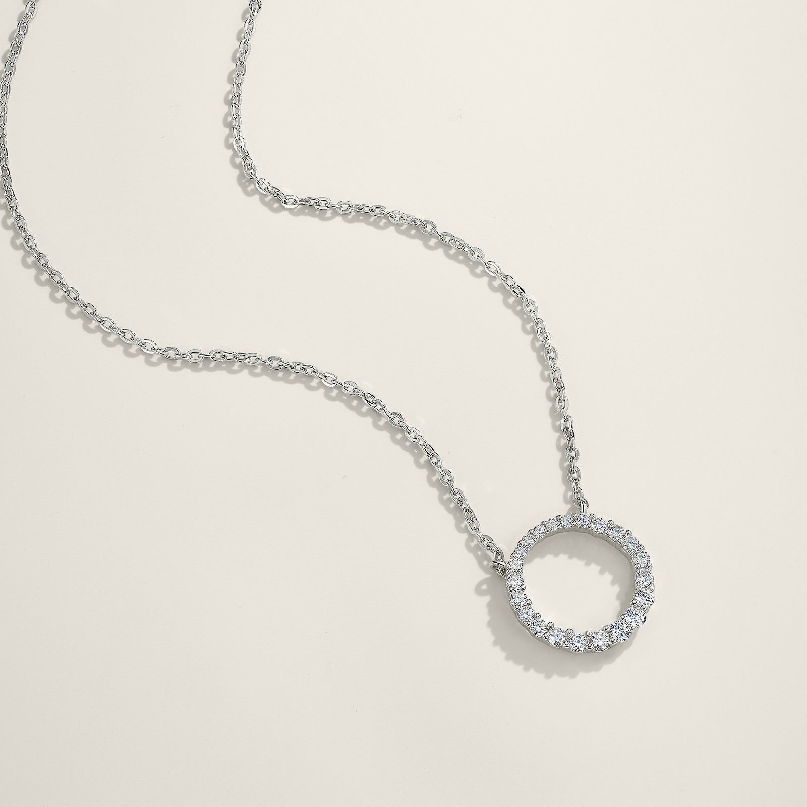 18K White Gold Vermeil