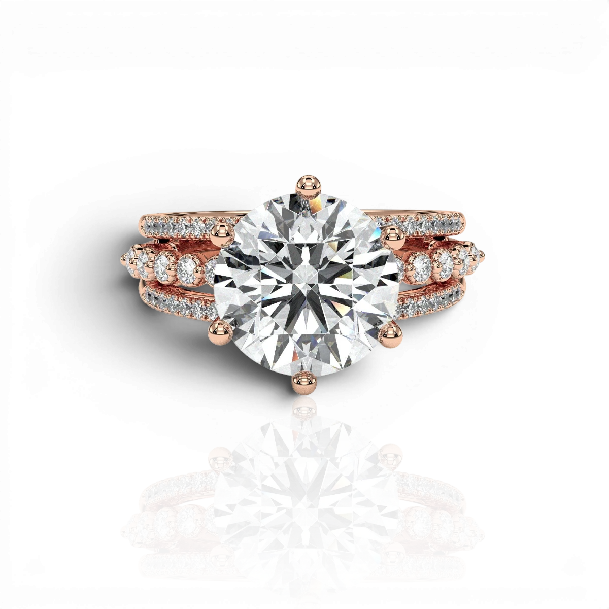 18K Rose Gold Vermeil