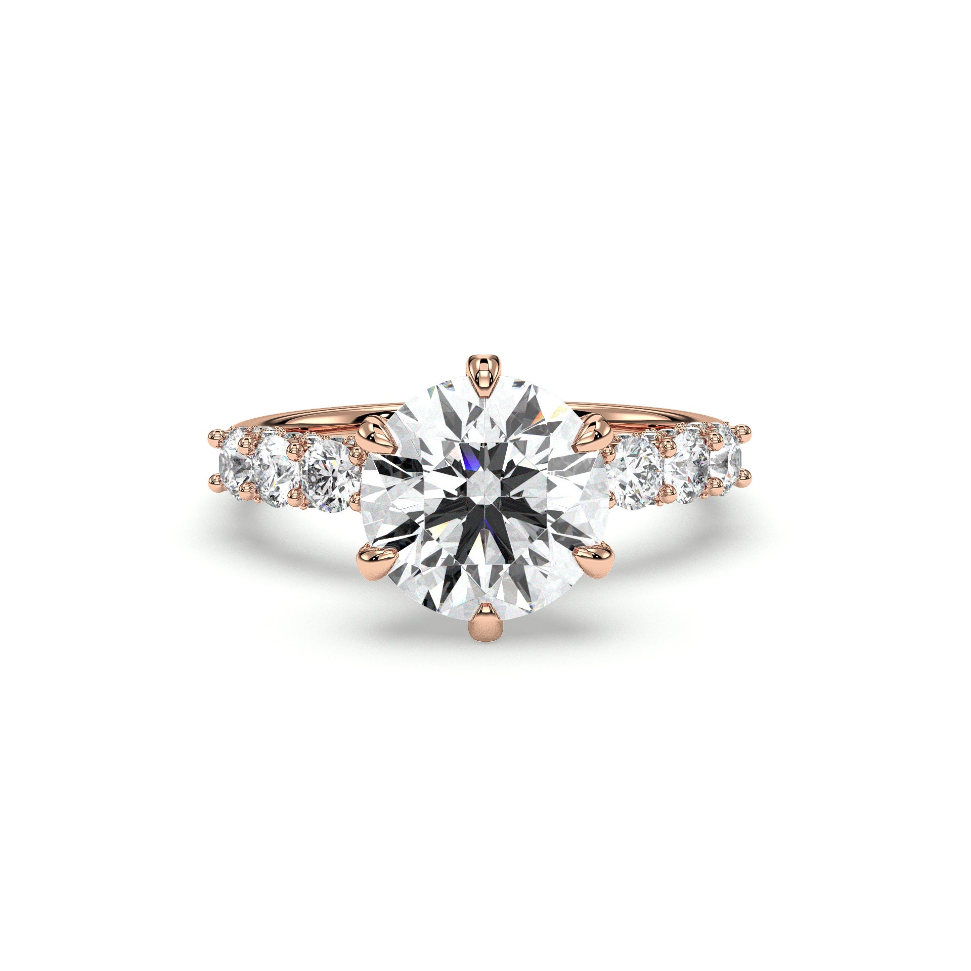 18K Rose Gold Vermeil / 3.00 CARAT