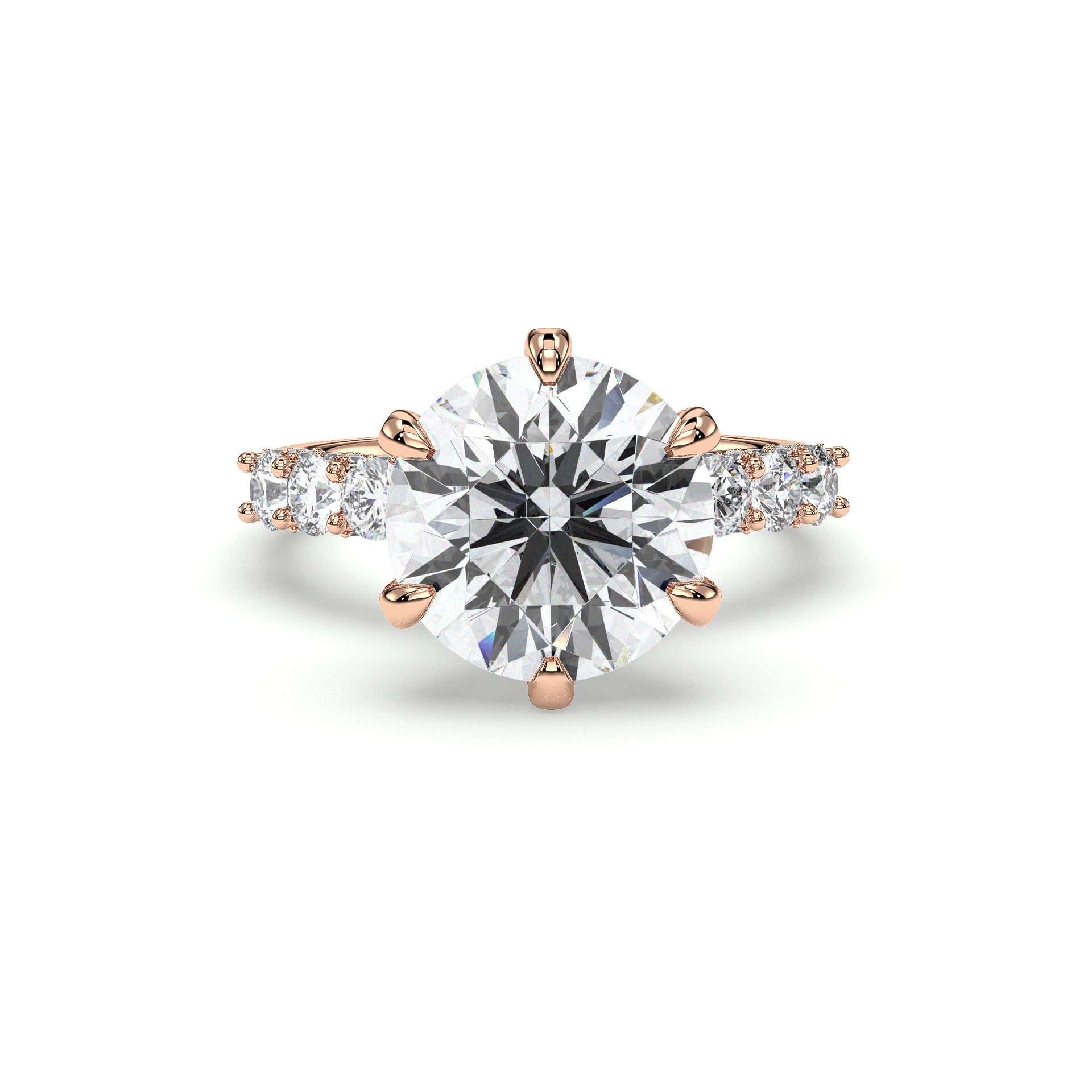 18K Rose Gold Vermeil / 5.00 CARAT