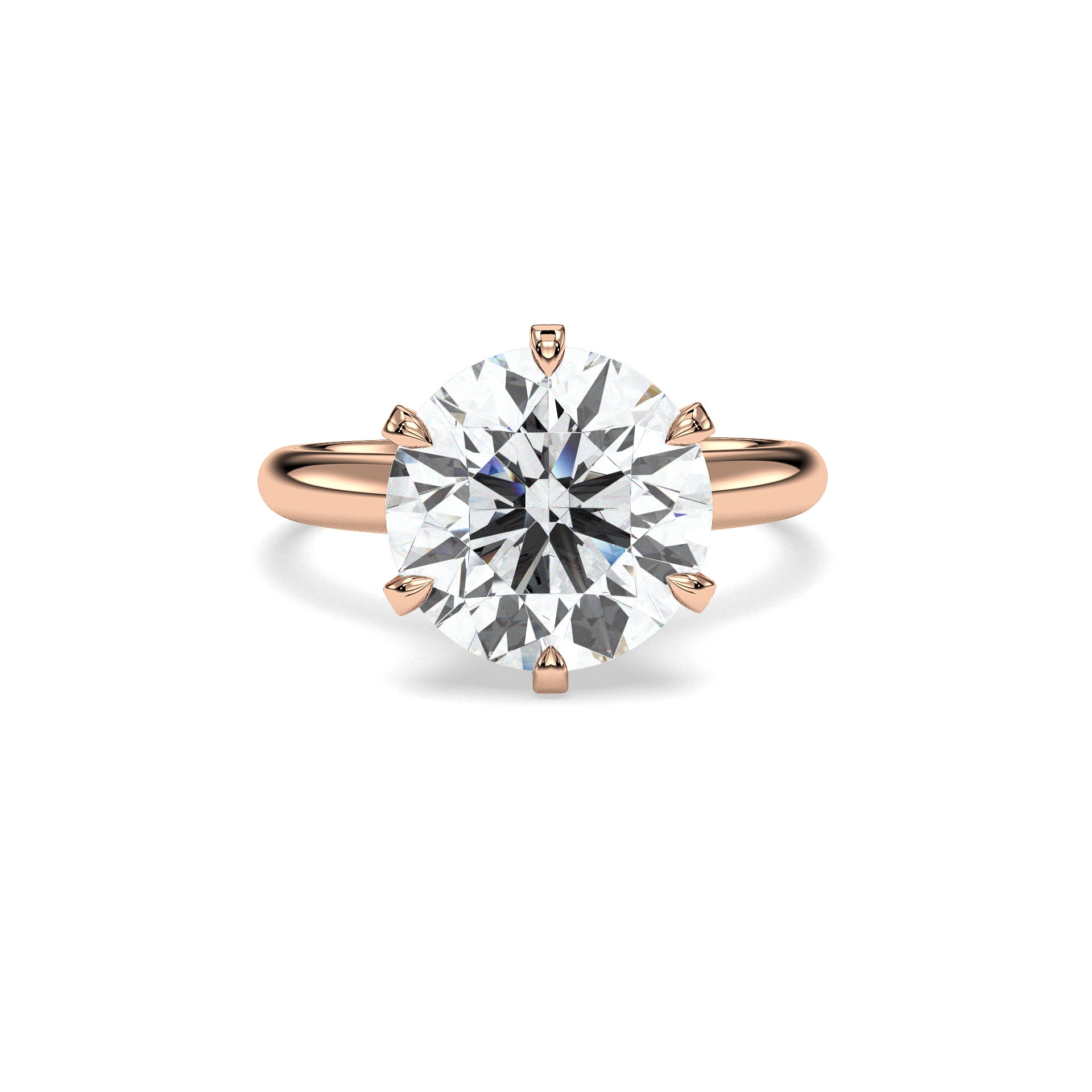 18K Rose Gold Vermeil / 5.00 CARAT