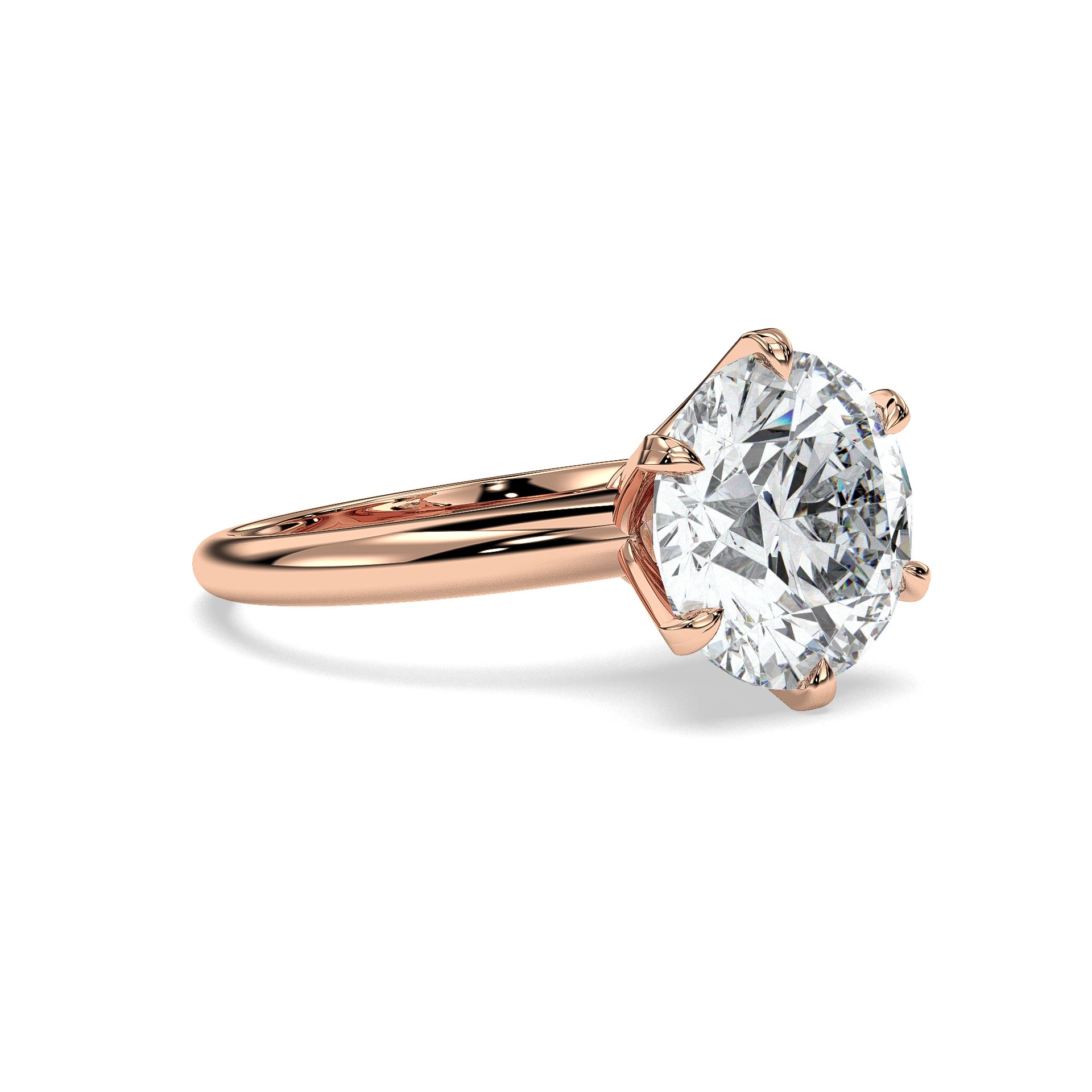 18K Rose Gold Vermeil / 5.00 CARAT