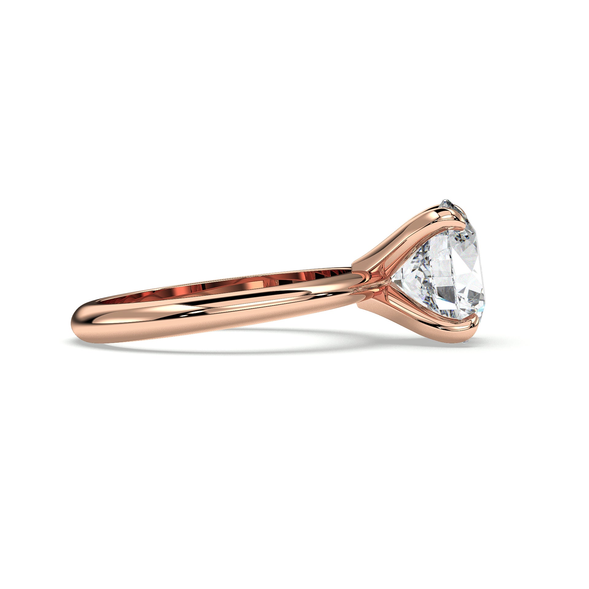 18K Rose Gold Vermeil / 3.00 CARAT