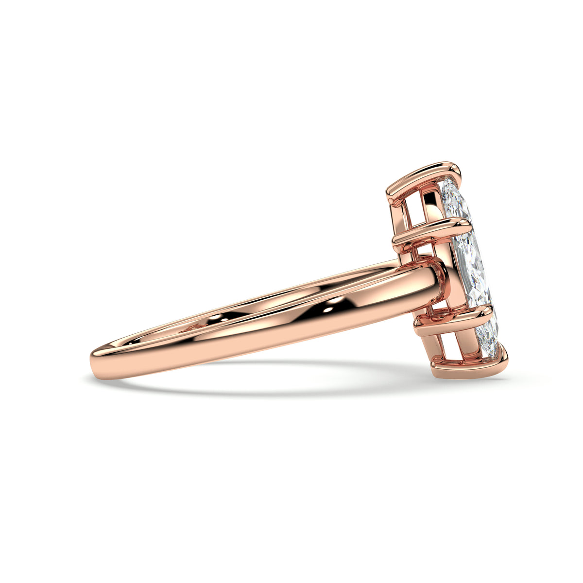 18K Rose Gold Vermeil / 1.00 CARAT