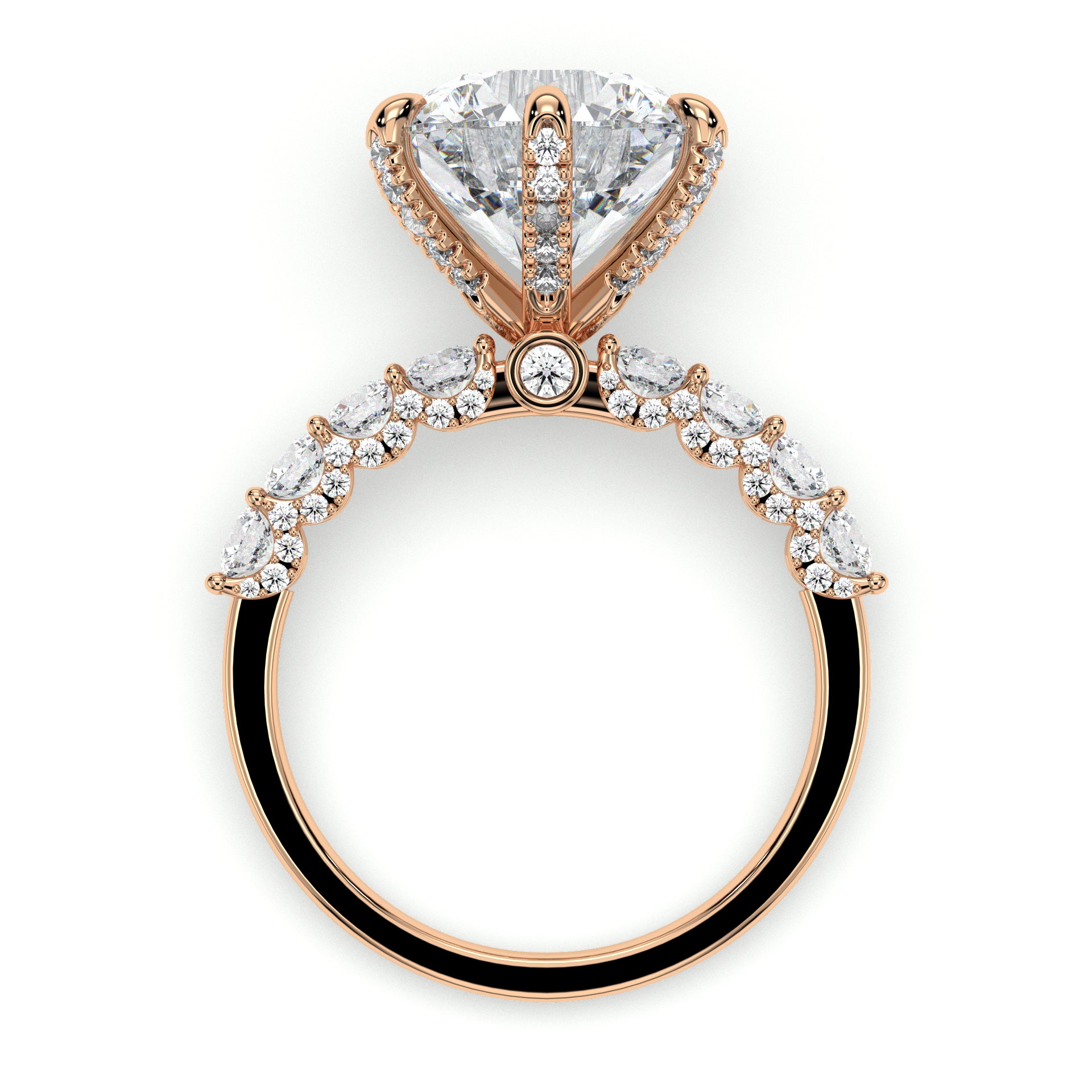 18K Rose Gold Vermeil / 5.00 CARAT