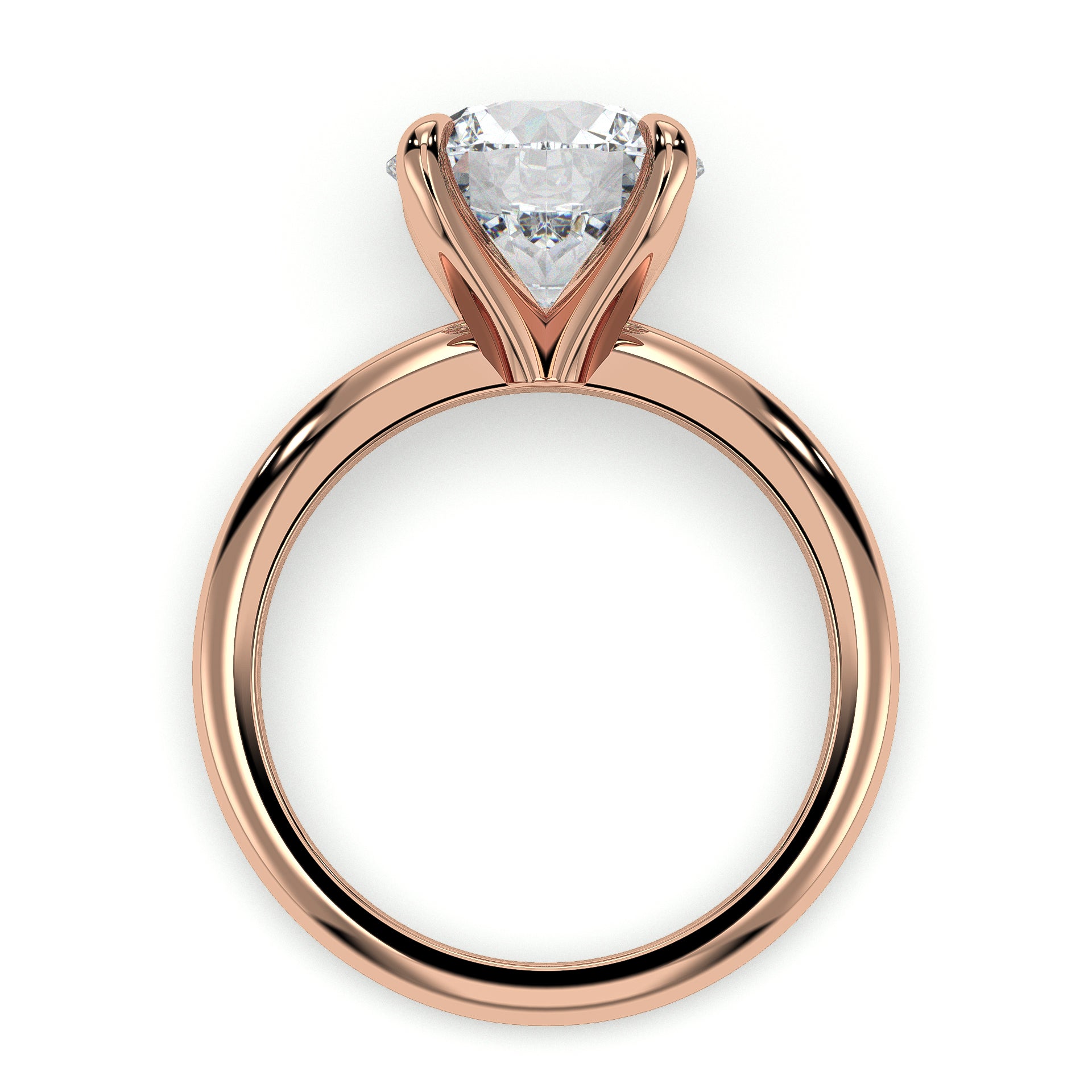 18K Rose Gold Vermeil / 3.00 CARAT