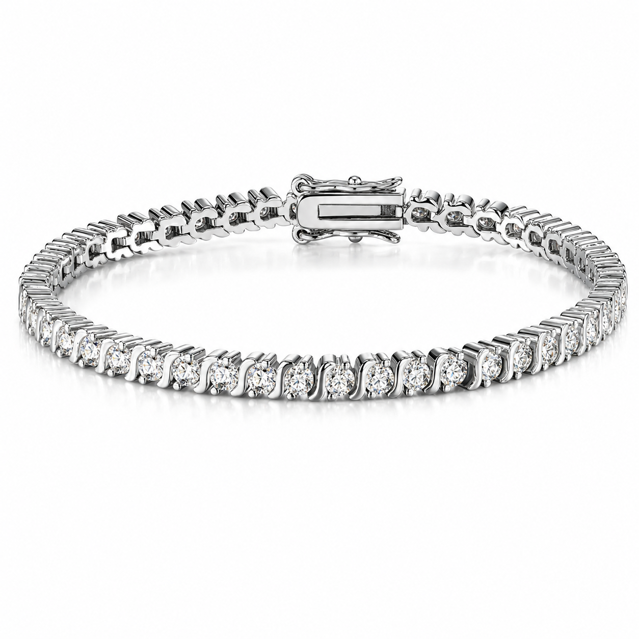 Serpentine Radiance Tennis Bracelet
