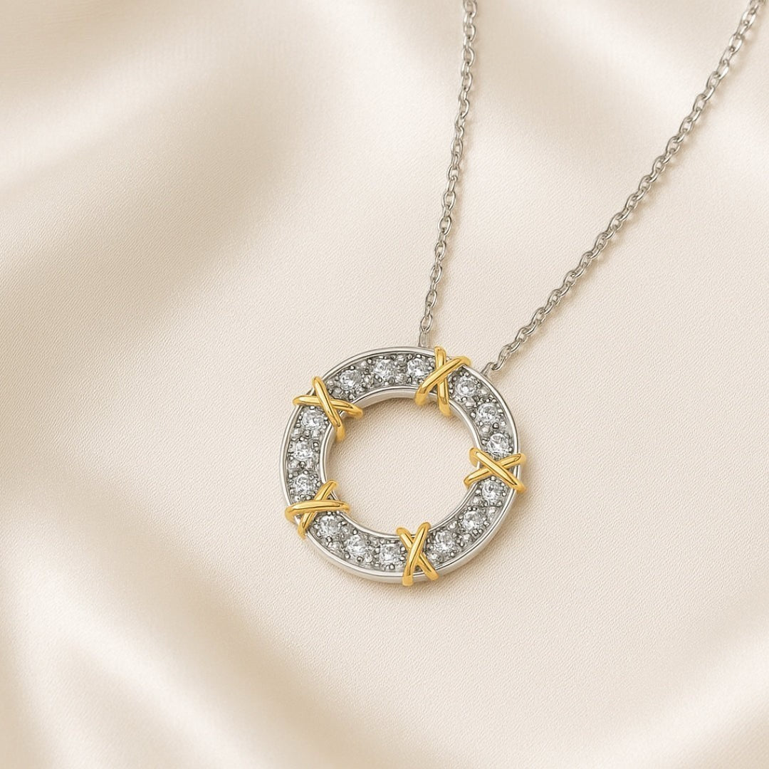 18K White Gold Vermeil