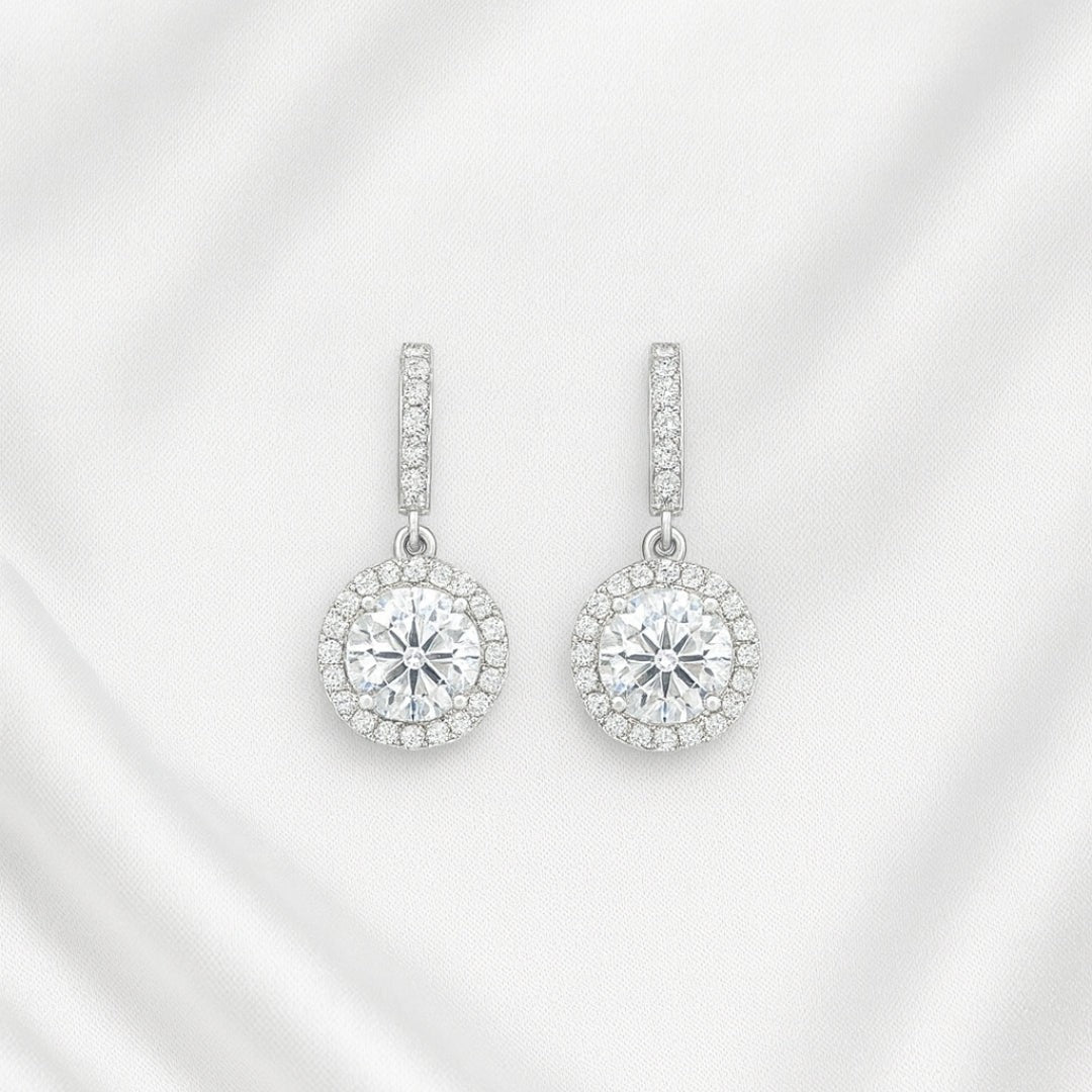 18K White Gold Vermeil