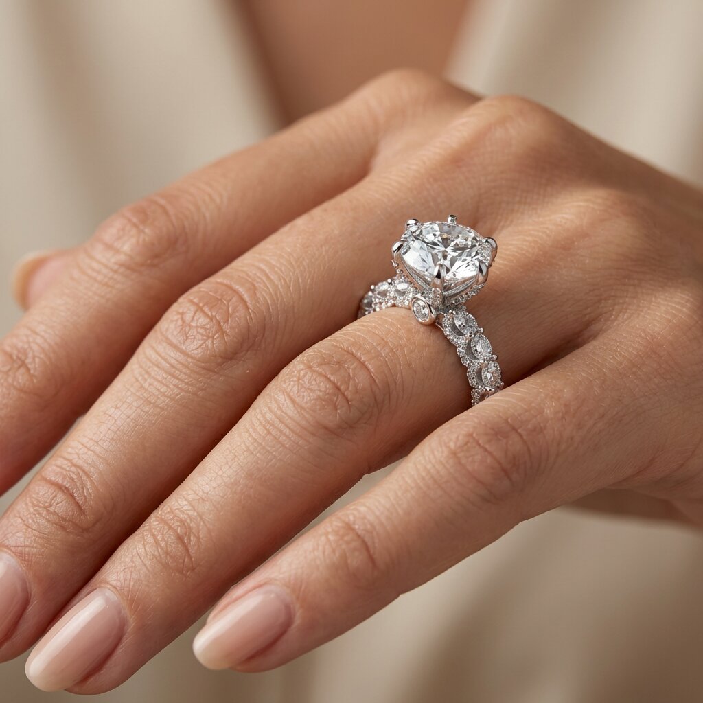 18K White Gold Vermeil, 18K White Gold Vermeil / Lifestyle