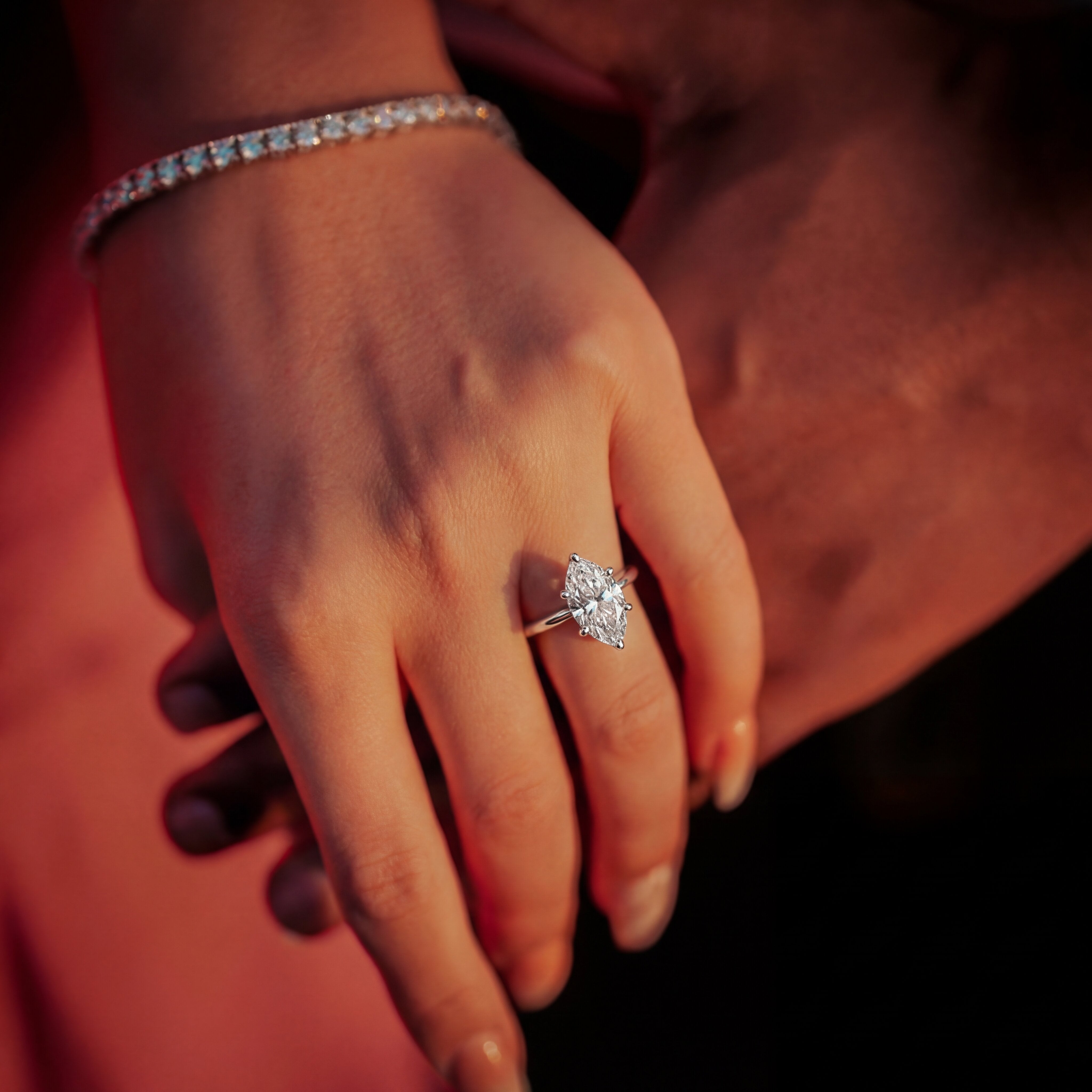 Navette Brillante Ring