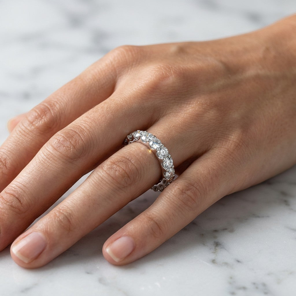 18K White Gold Vermeil, 18K White Gold Vermeil / Lifestyle