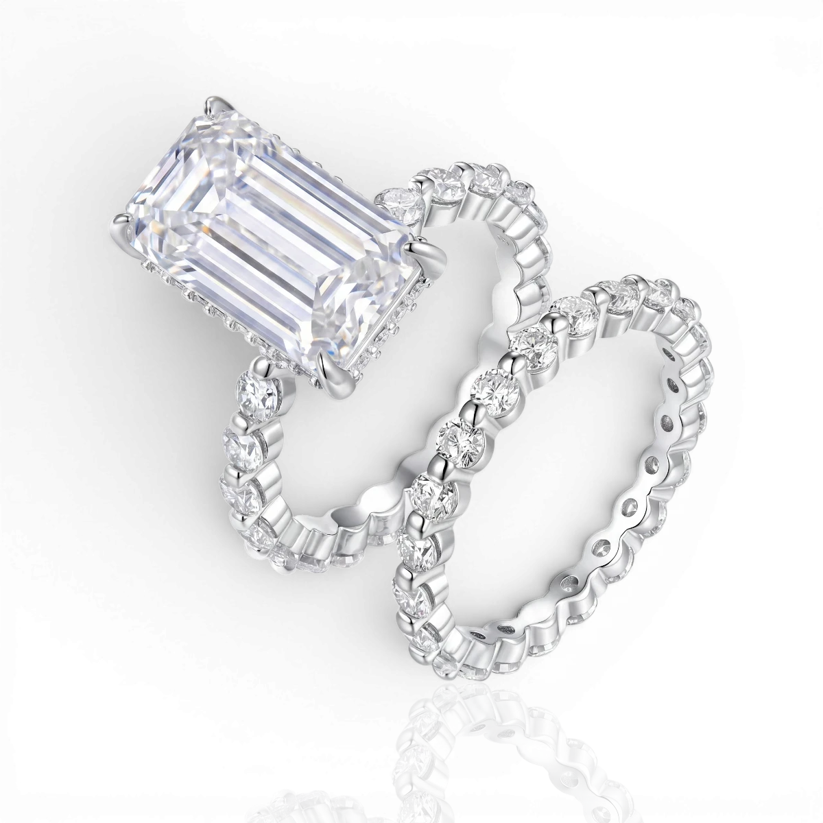 18K White Gold Vermeil