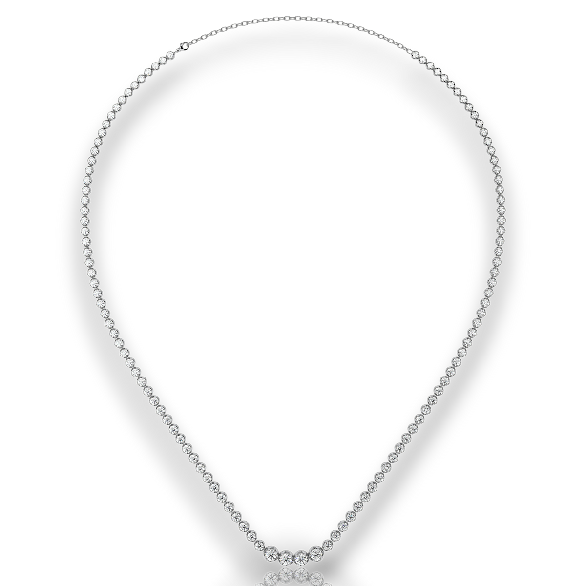 18K White Gold Vermeil