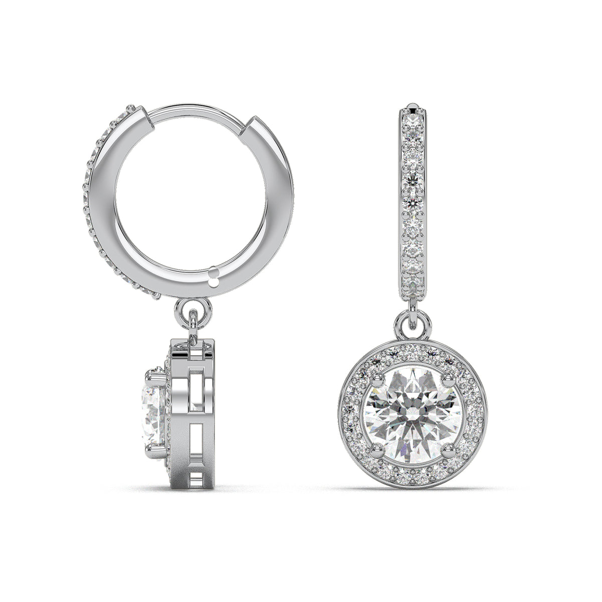 18K White Gold Vermeil