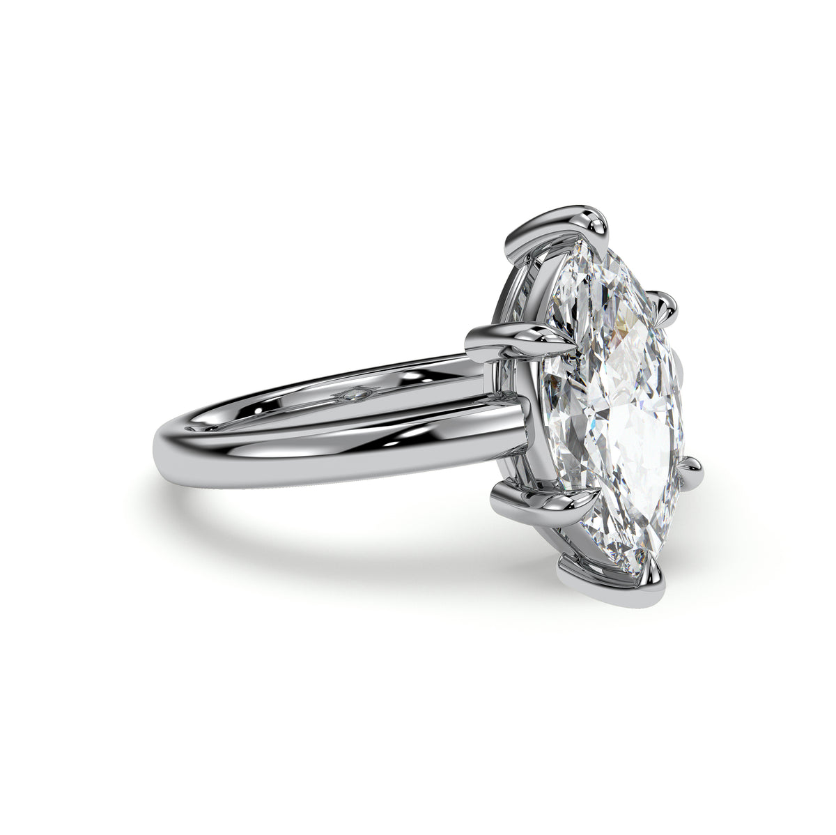 18K White Gold Vermeil / 2.00 CARAT