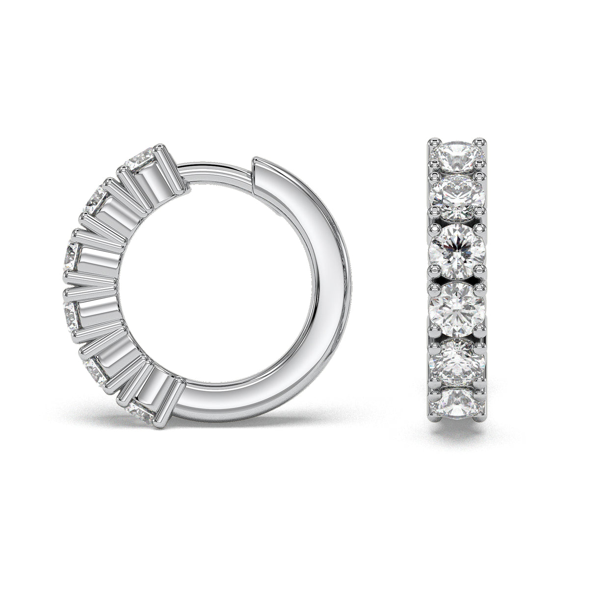 18K White Gold Vermeil