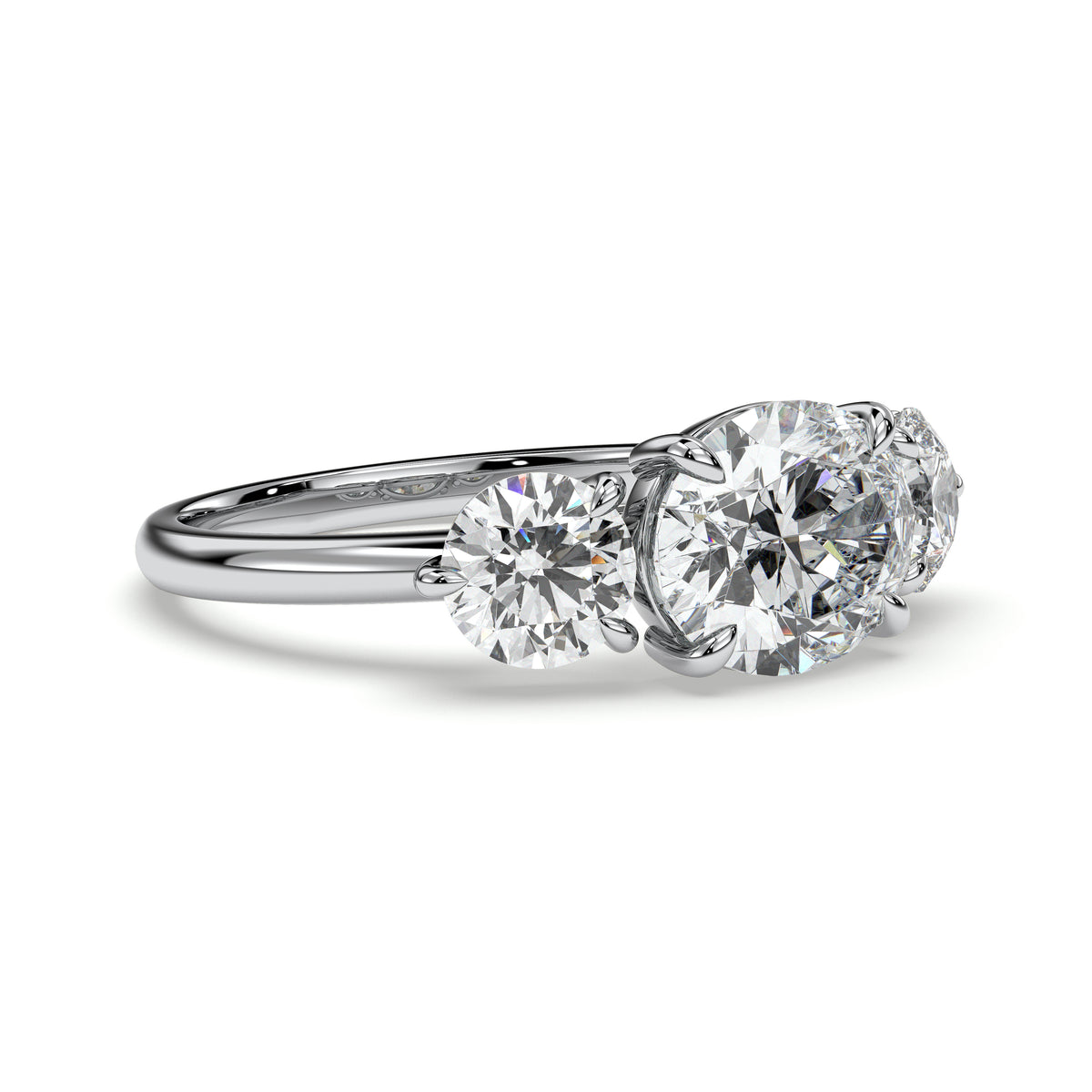 18K White Gold Vermeil