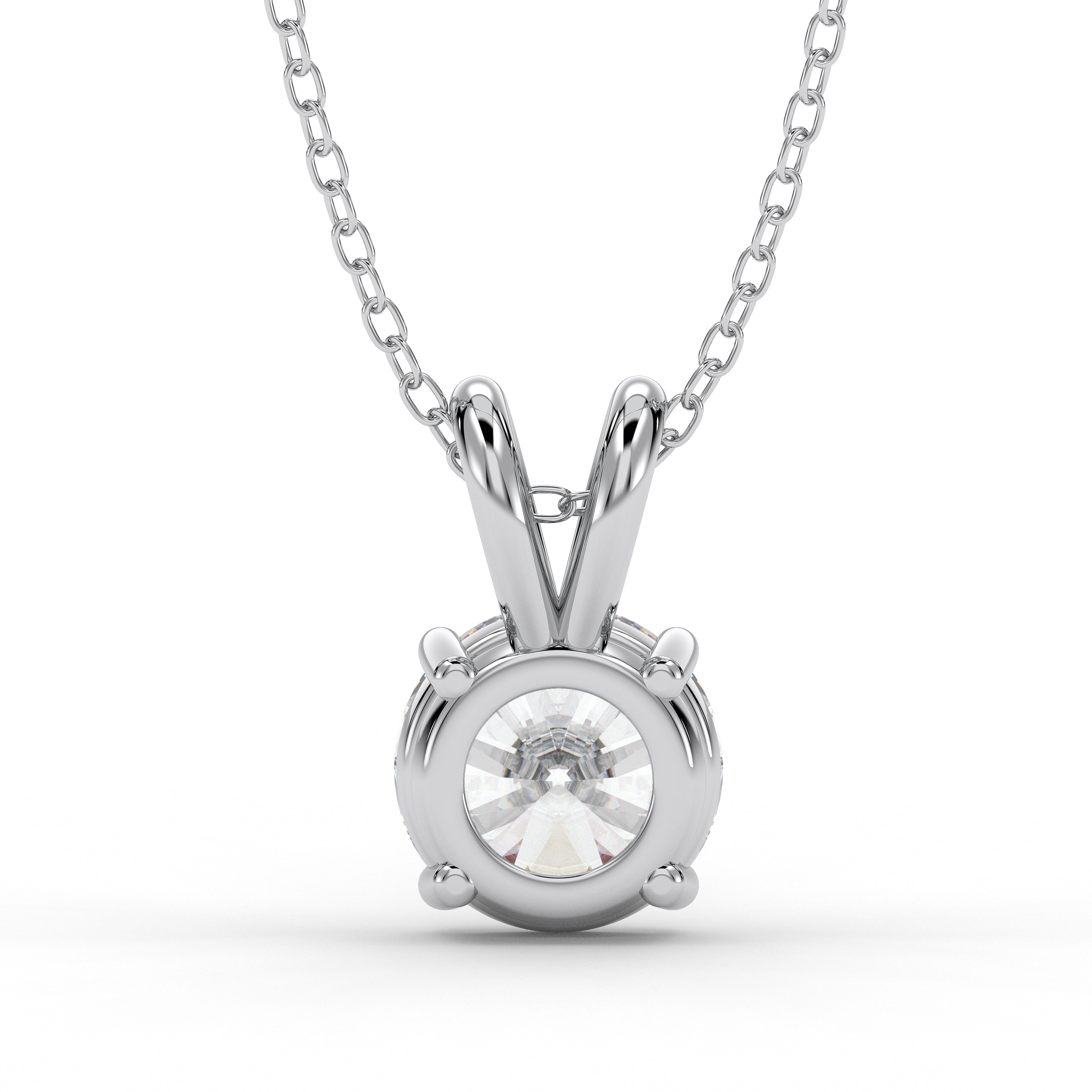 18K White Gold Vermeil / 3.00 CARAT