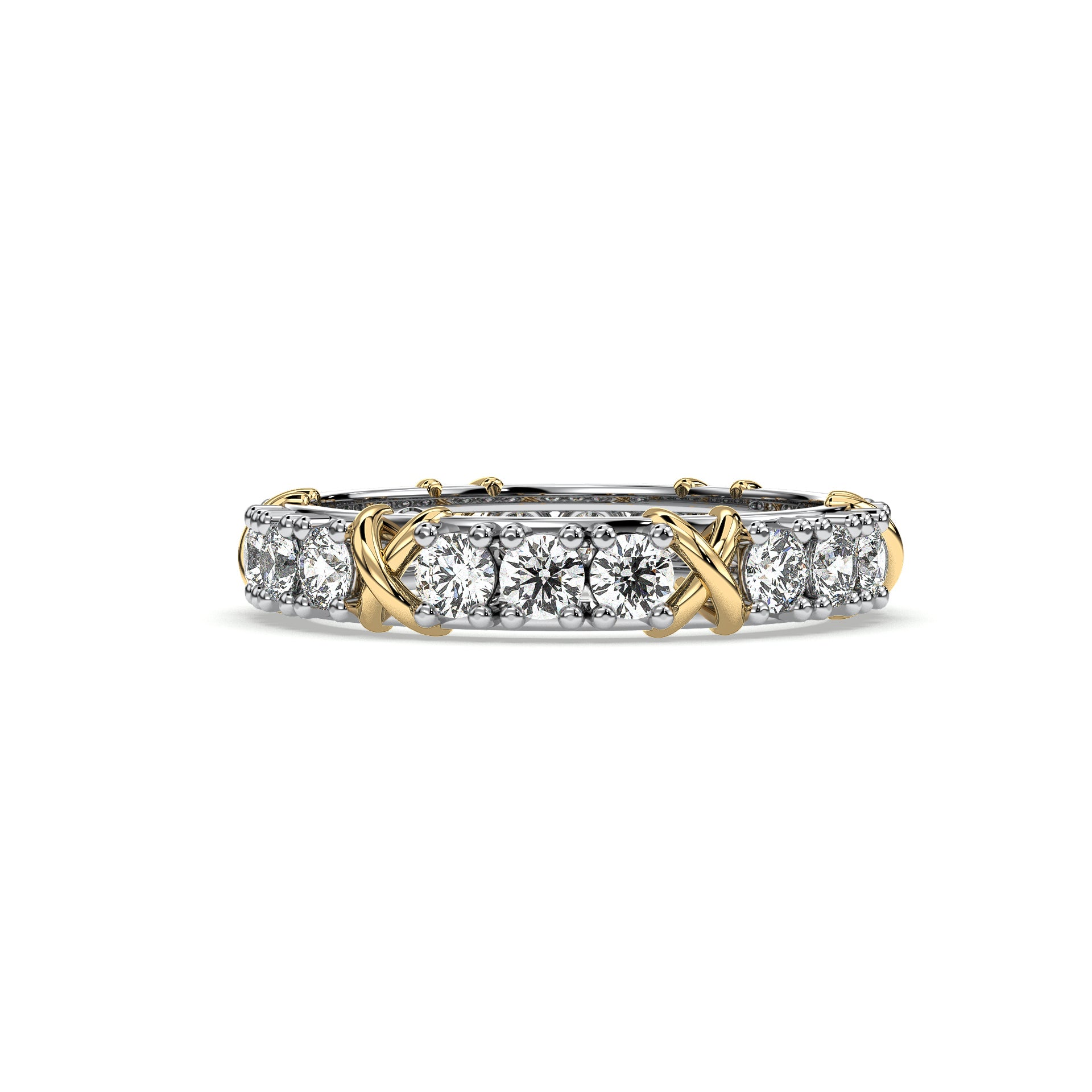 18K White Gold Vermeil
