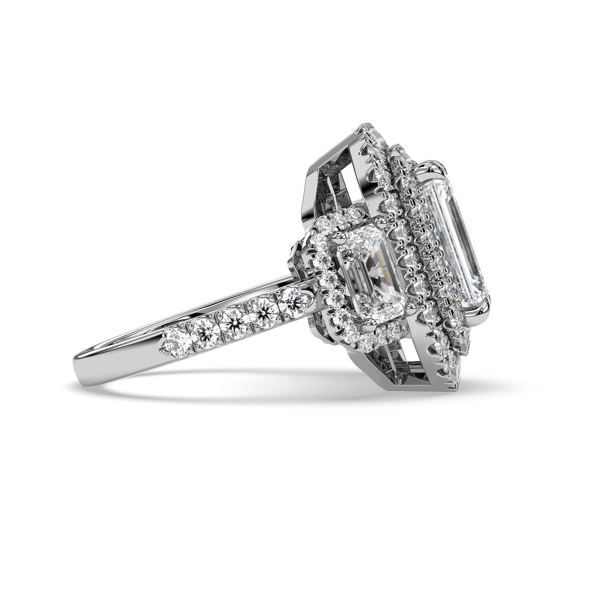 18K White Gold Vermeil