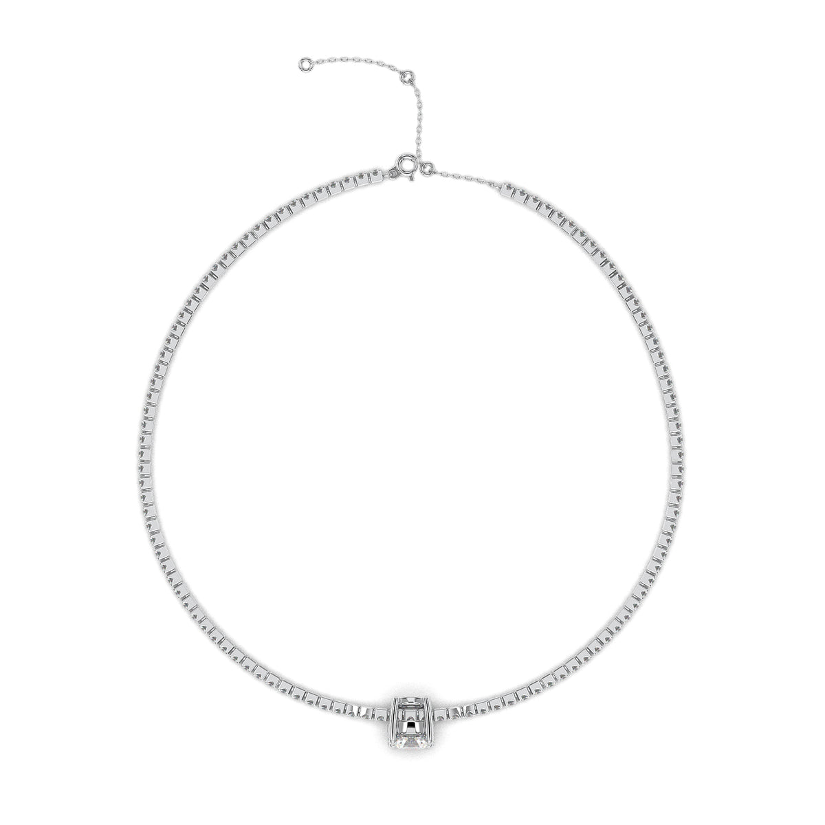 18K White Gold Vermeil