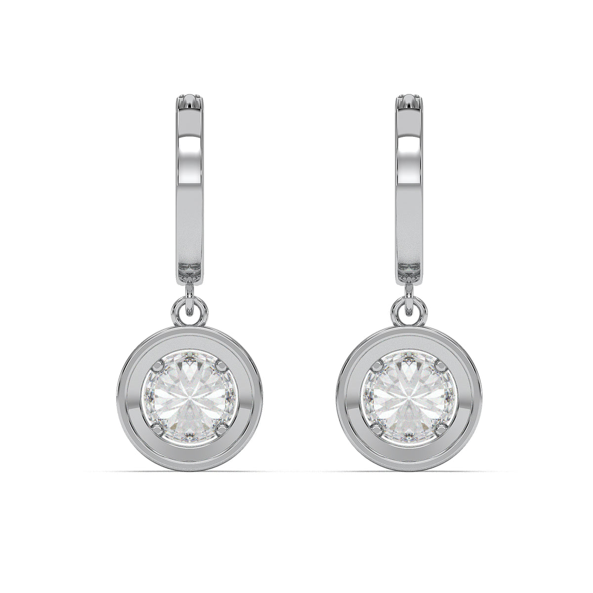 18K White Gold Vermeil