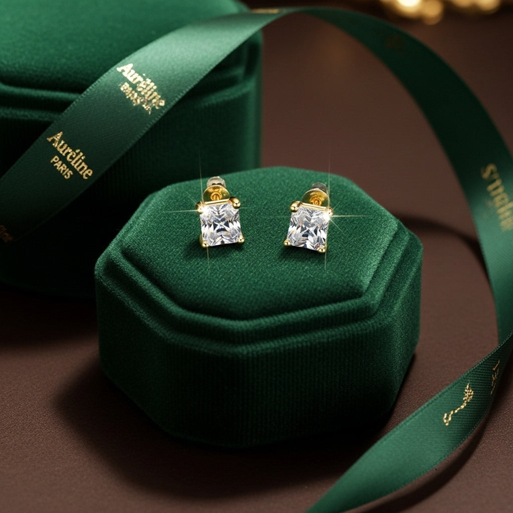 Carré Stud Earrings