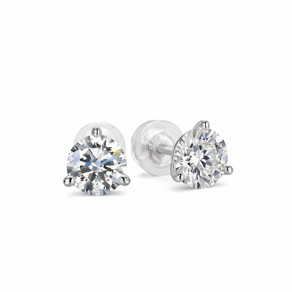 Trilogie Stud Earrings