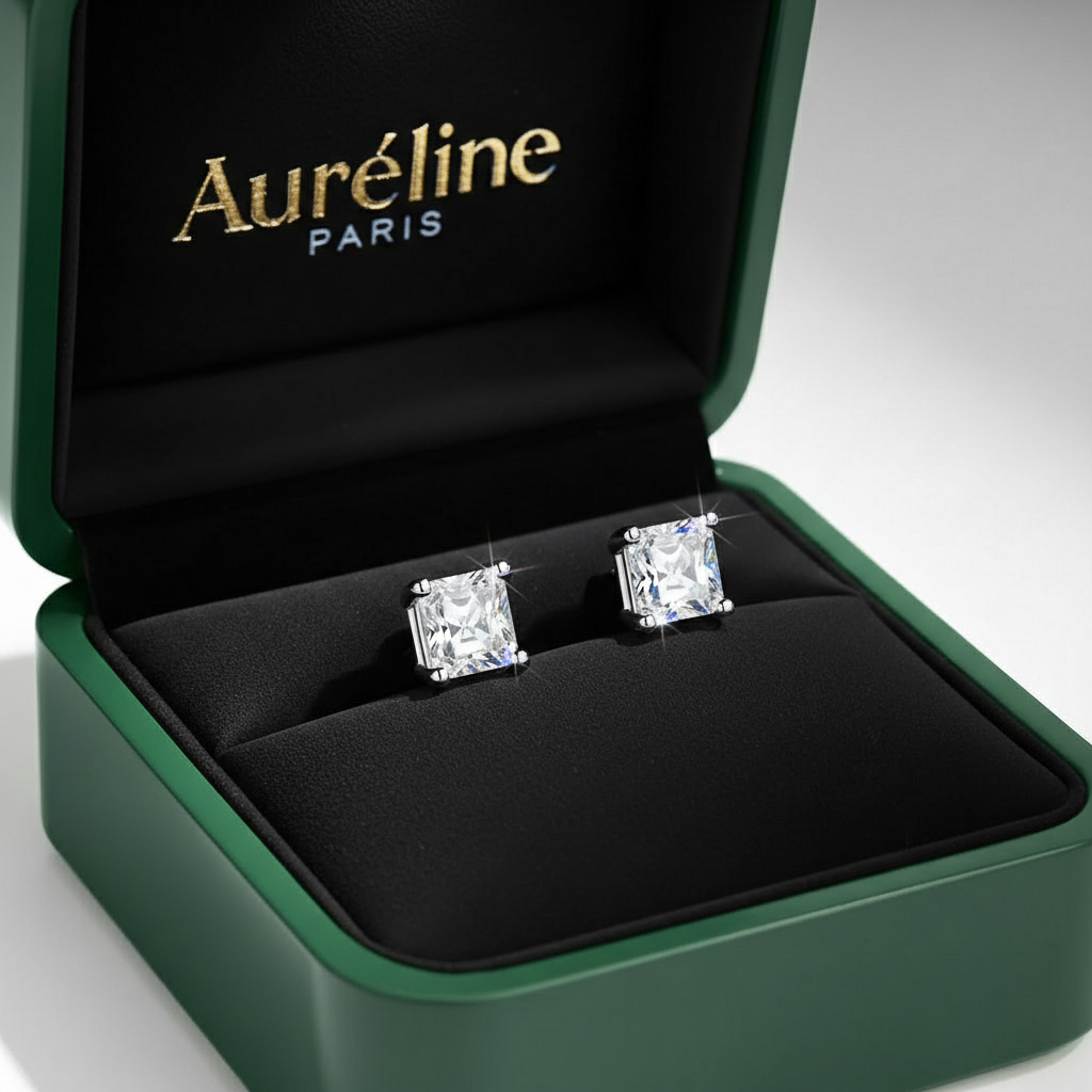 Carré Stud Earrings