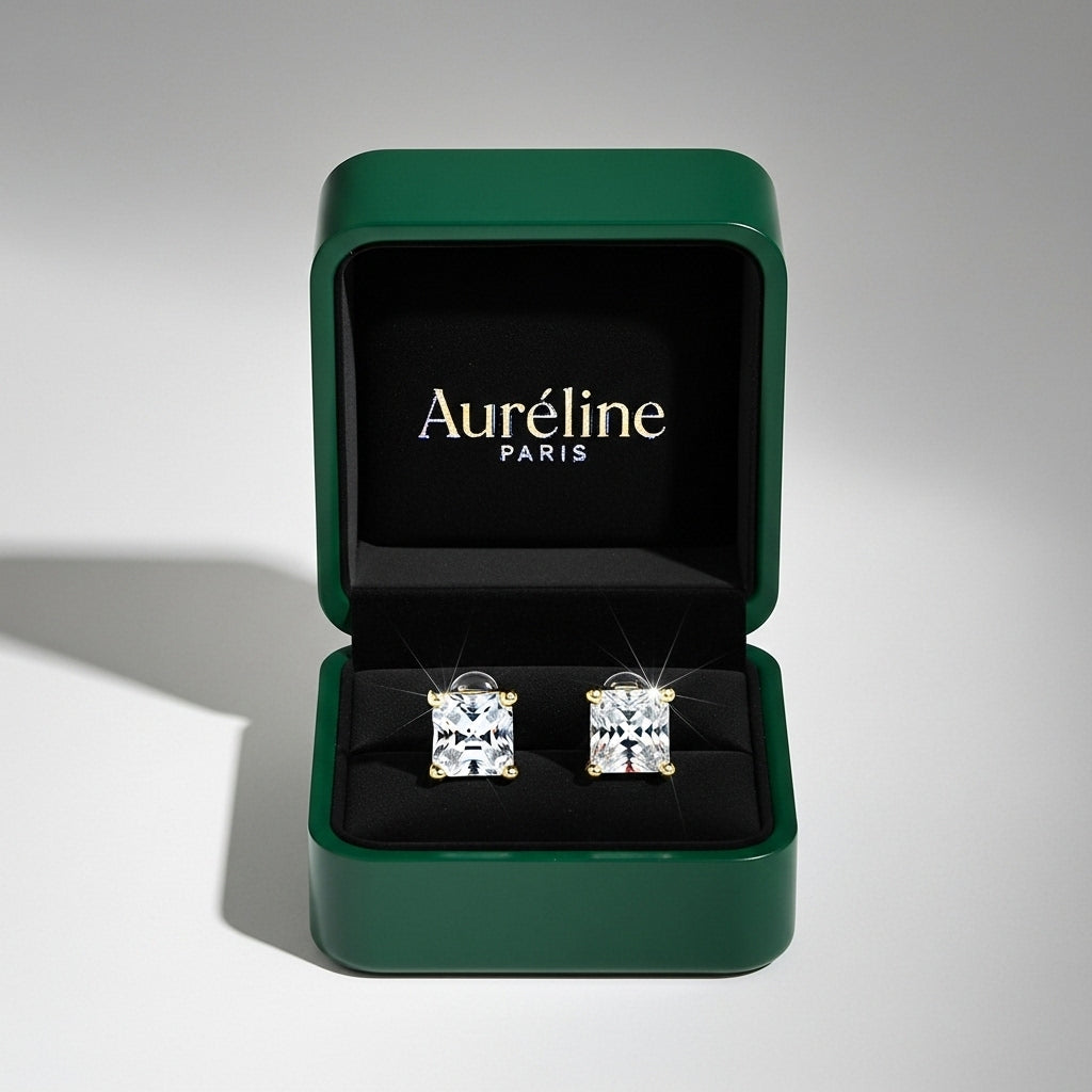 Carré Stud Earrings