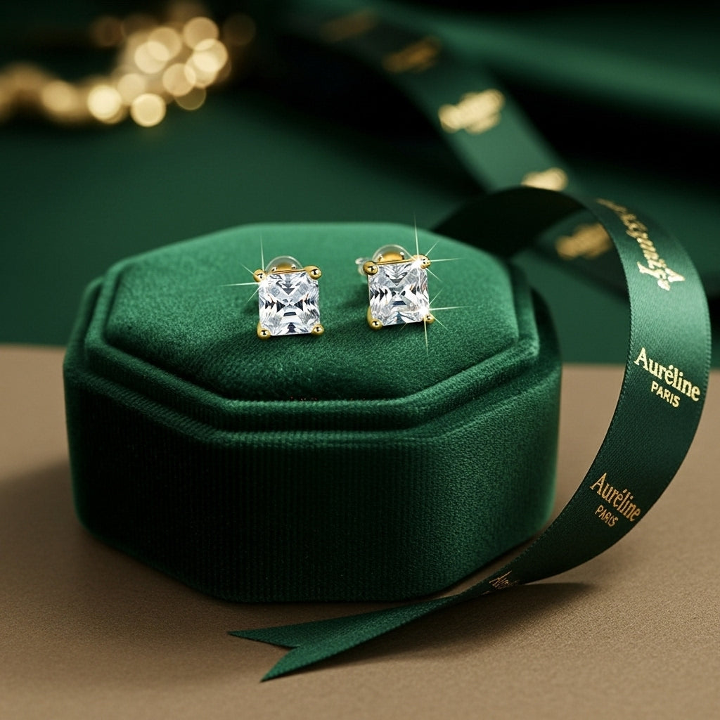 Carré Stud Earrings