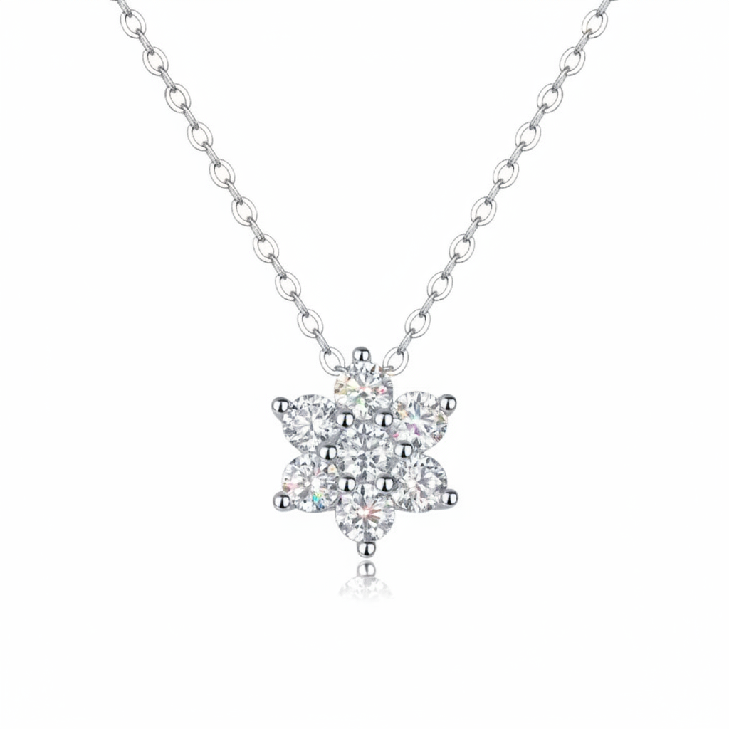 Snowflake of Light Necklace