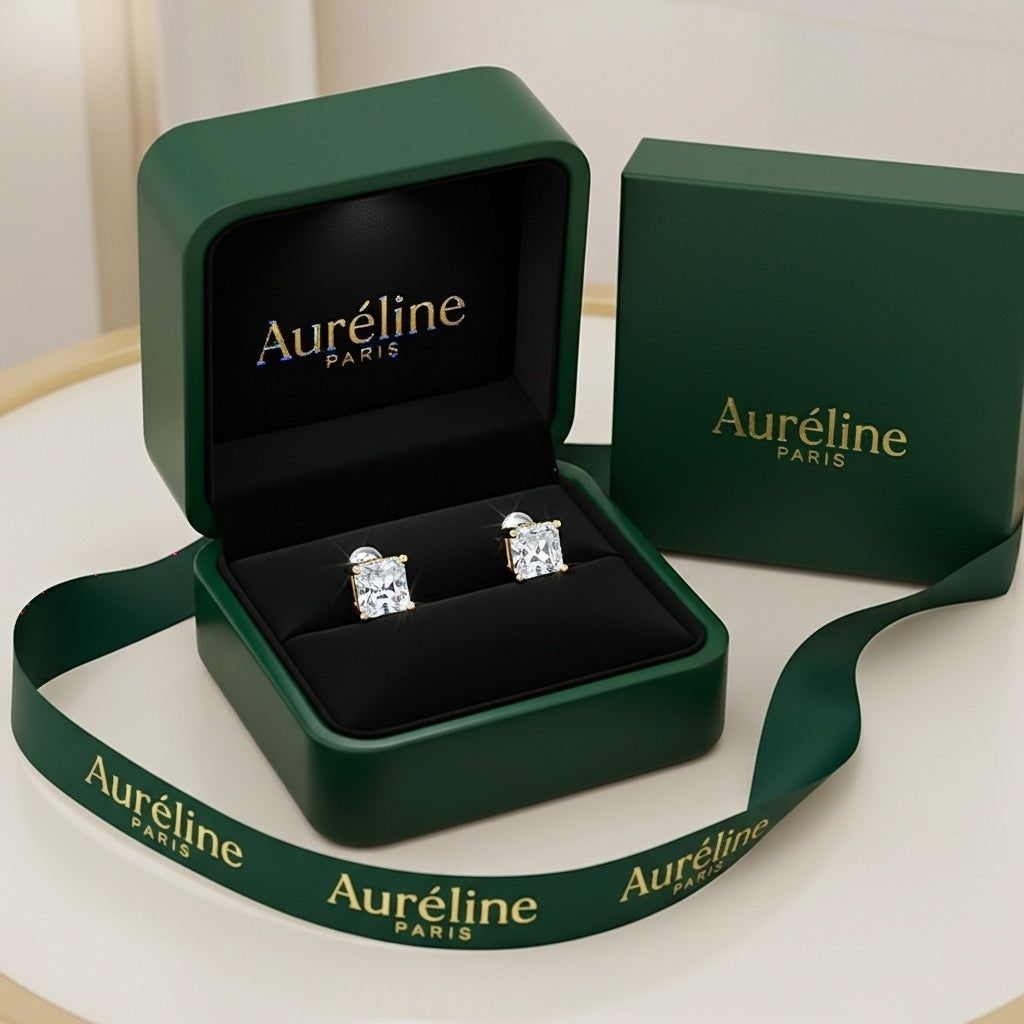 Carré Stud Earrings