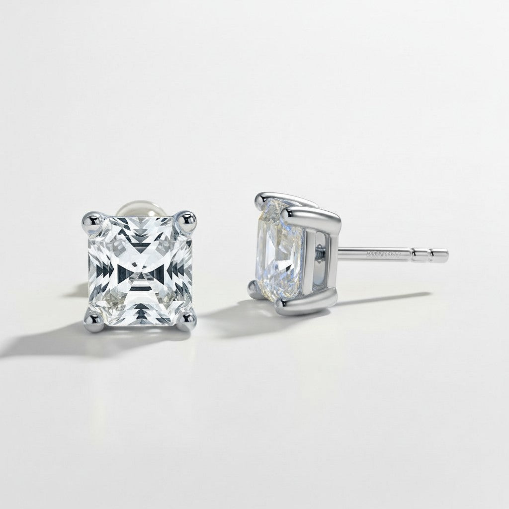 18K White Gold Vermeil