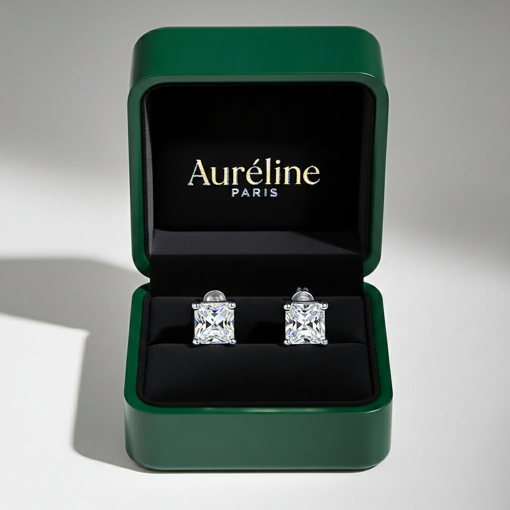 Carré Stud Earrings