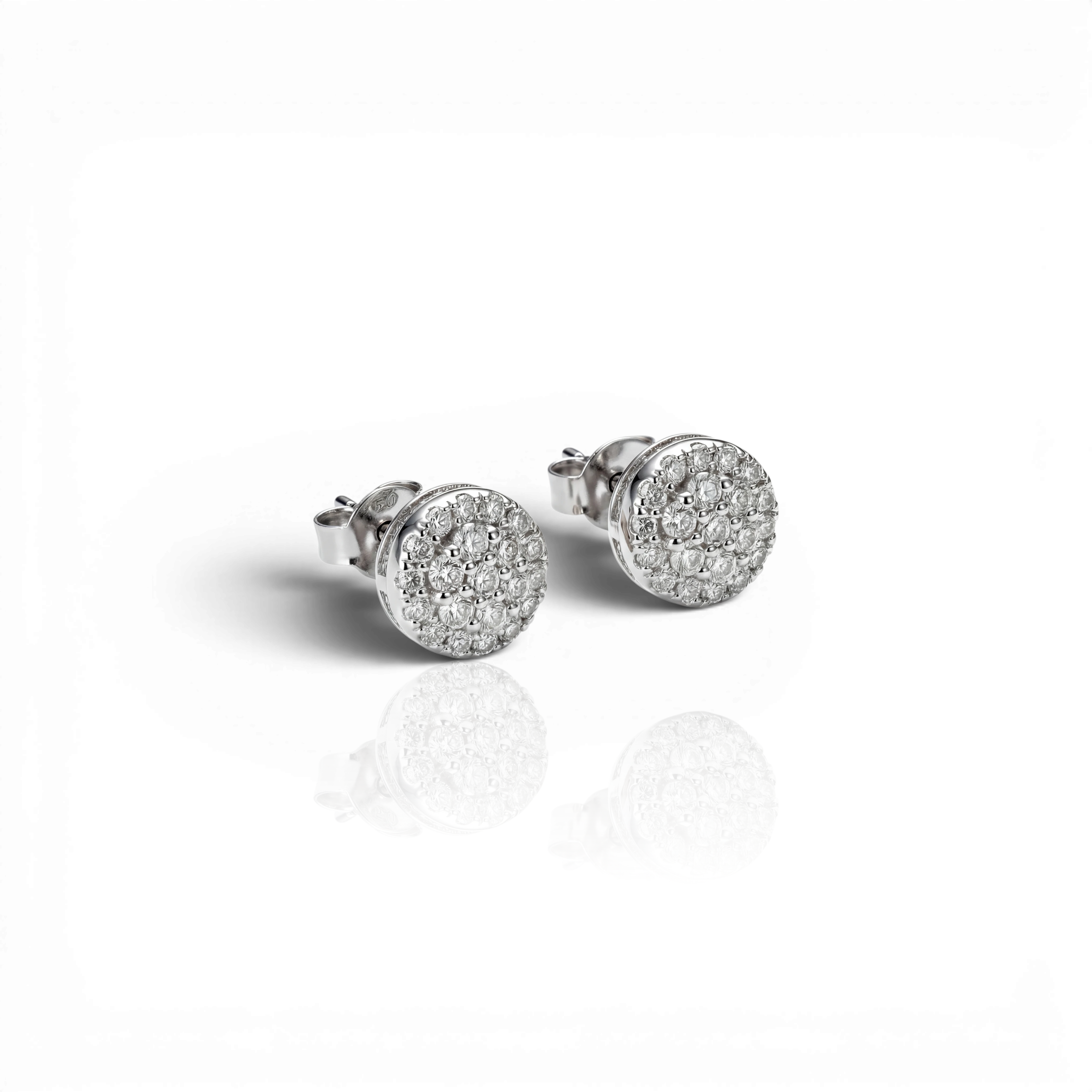 18K White Gold Vermeil