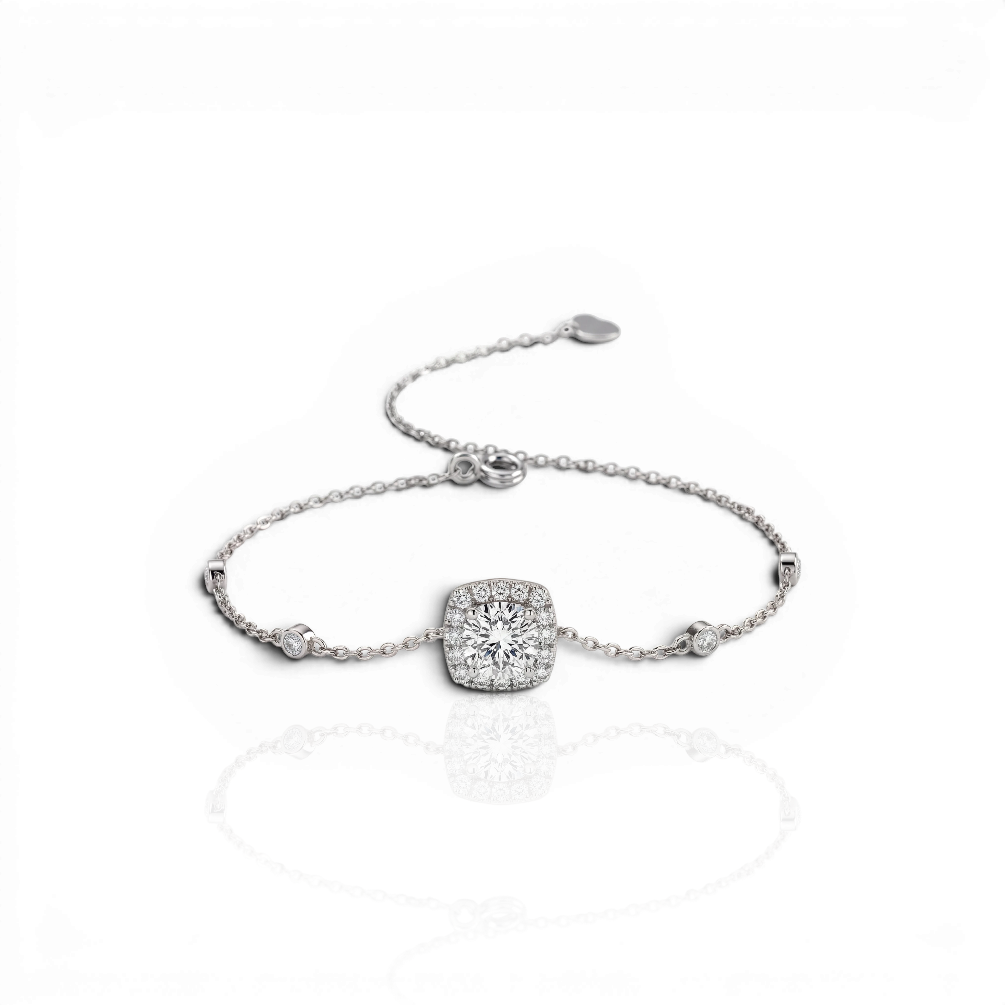 18K White Gold Vermeil