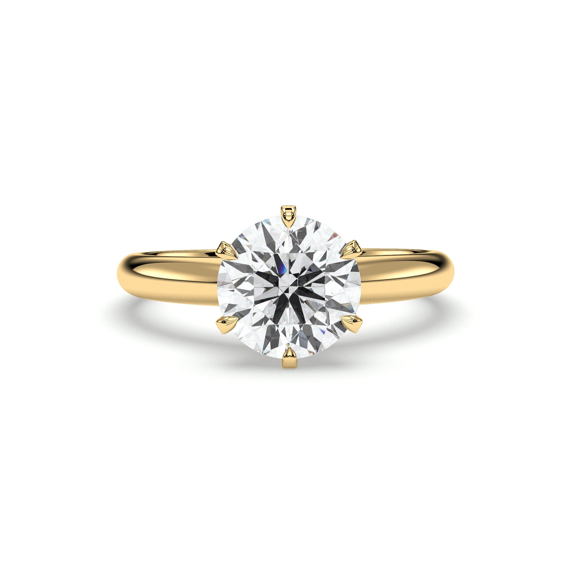 18K Yellow Gold Vermeil / 2.00 CARAT
