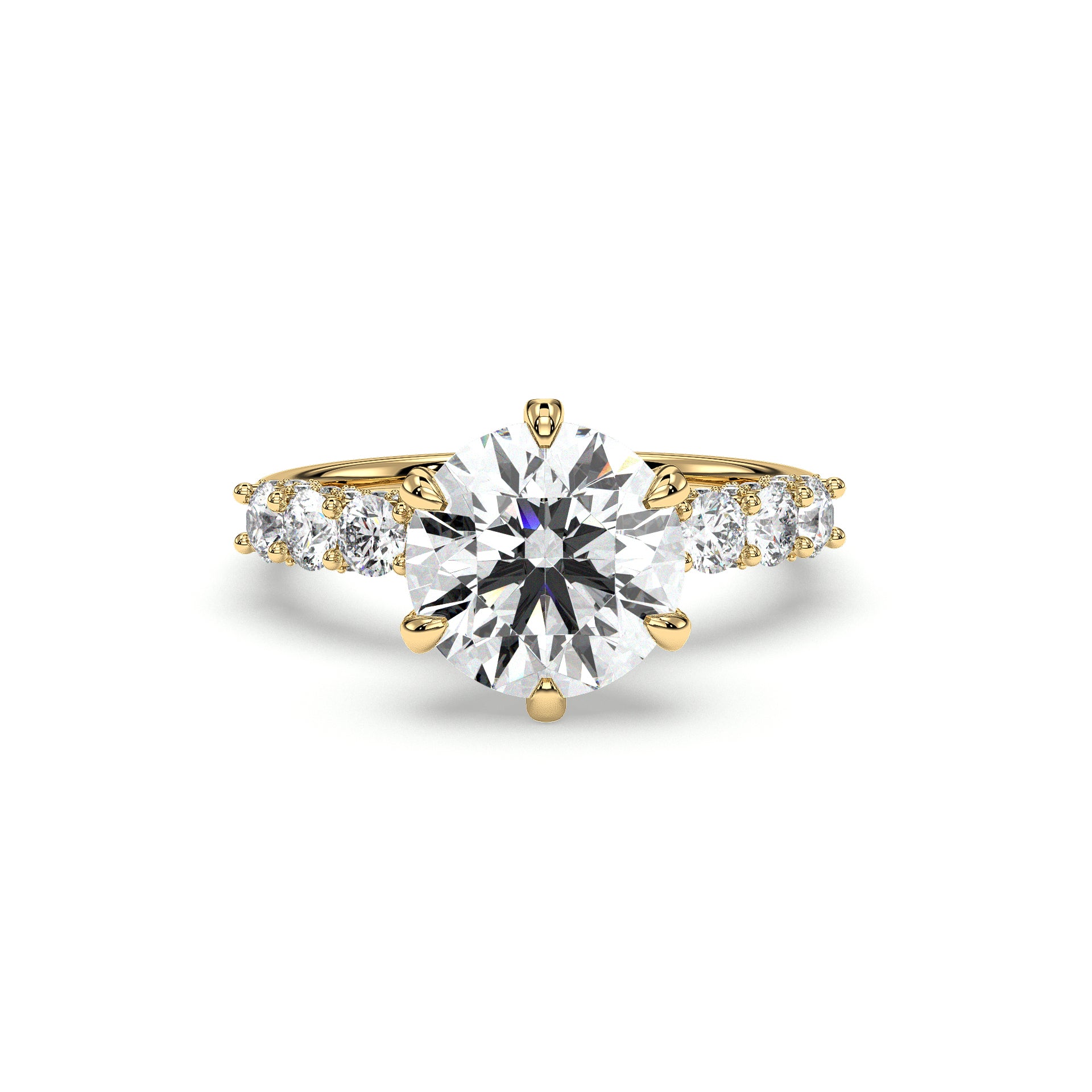 18K Yellow Gold Vermeil / 3.00 CARAT