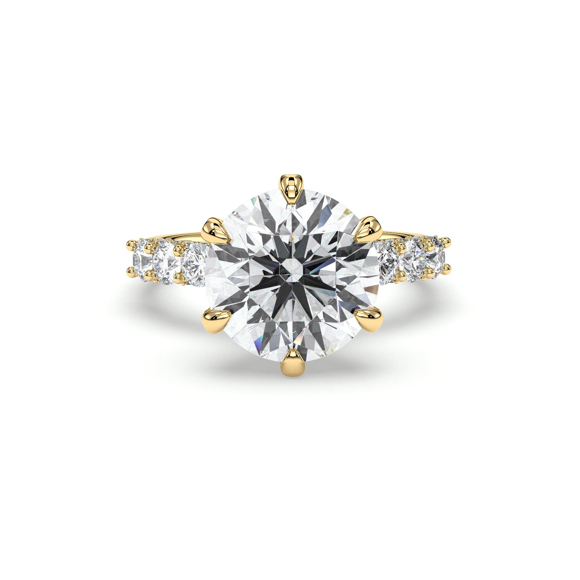 18K Yellow Gold Vermeil / 5.00 CARAT