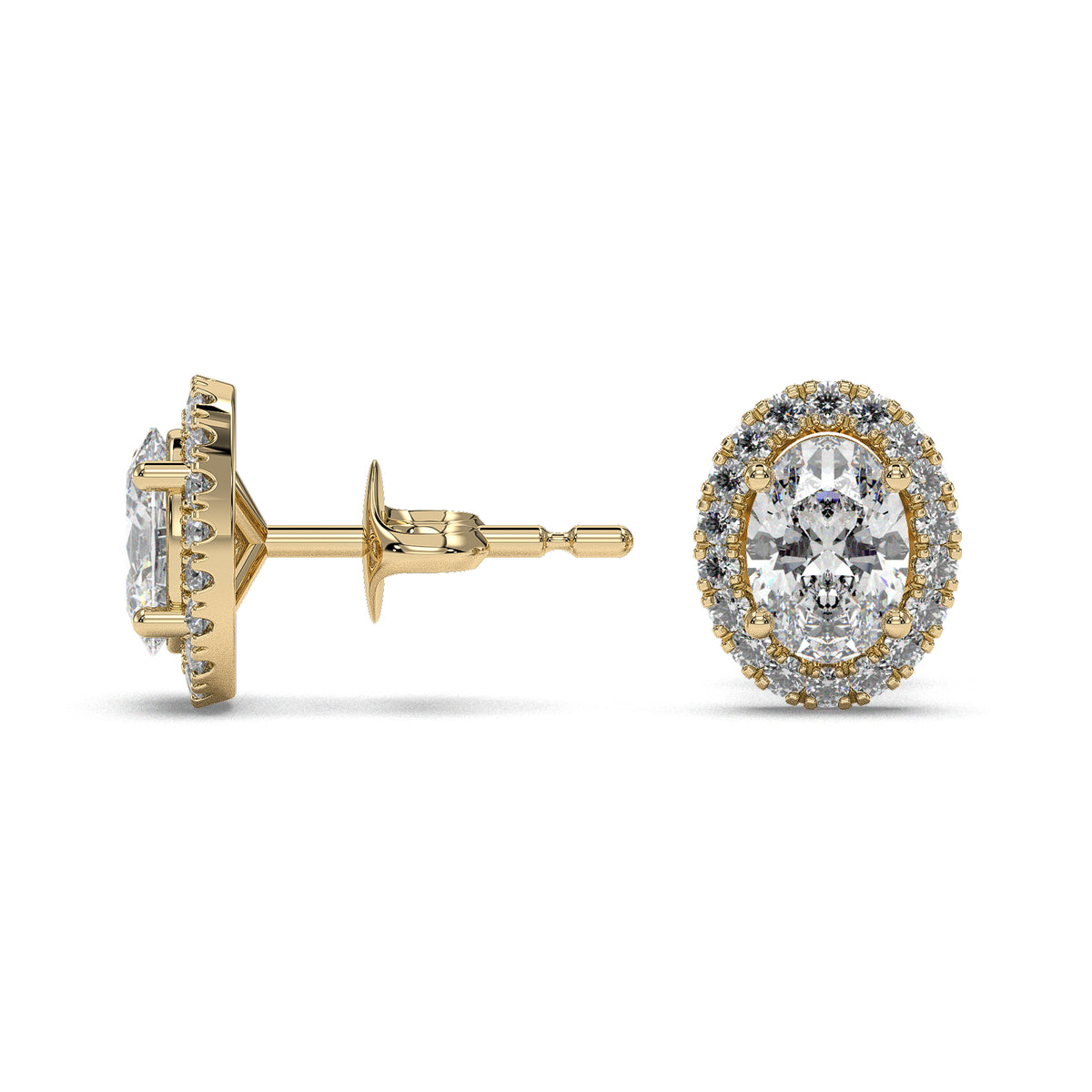 18K Yellow Gold Vermeil / 1.00 CARAT