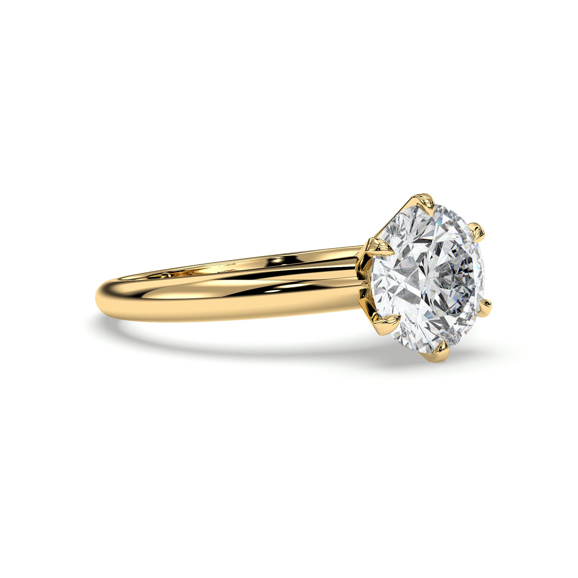 18K Yellow Gold Vermeil / 2.00 CARAT